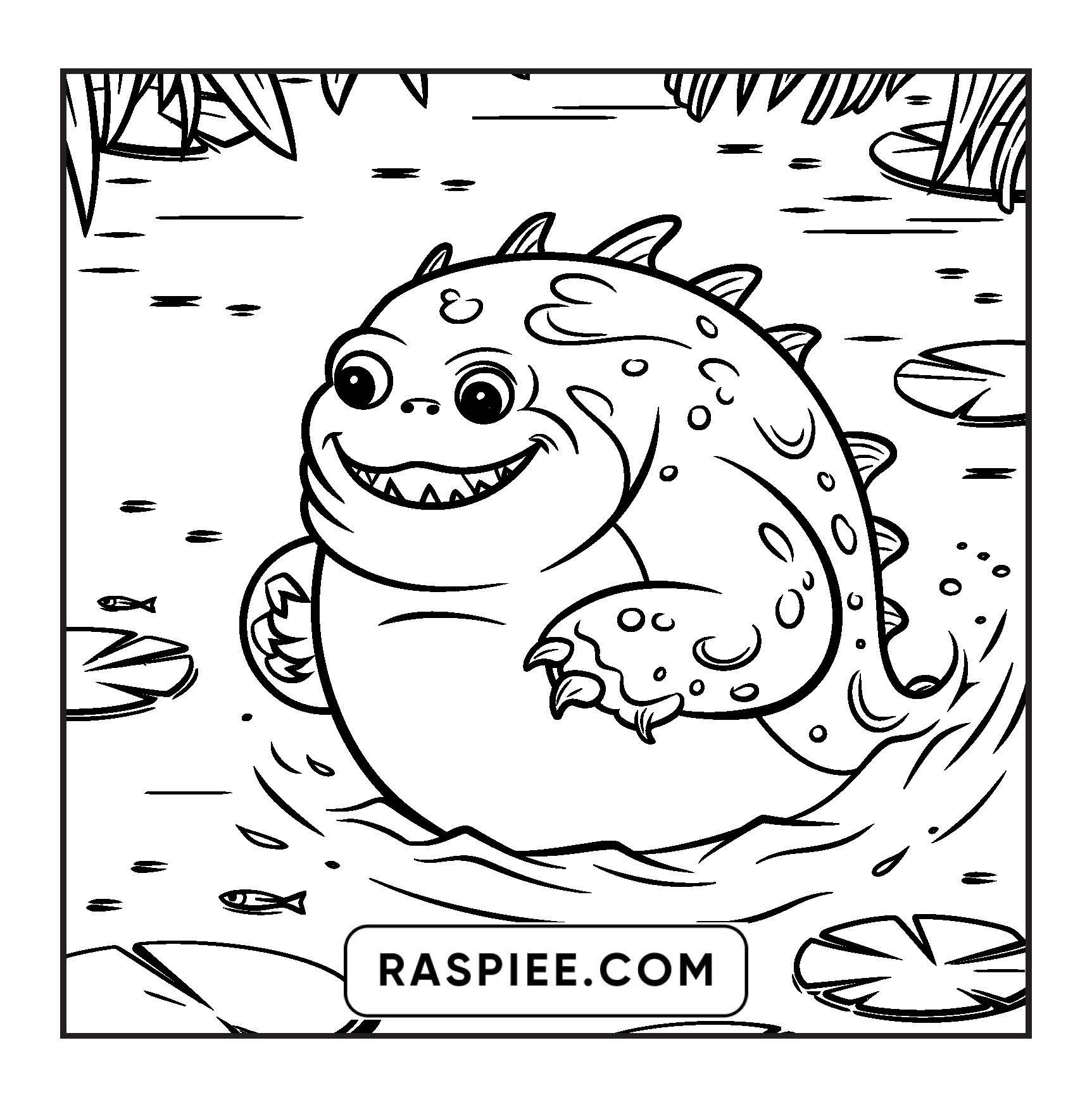 90 Bold and Easy Creepy Monster Coloring Pages