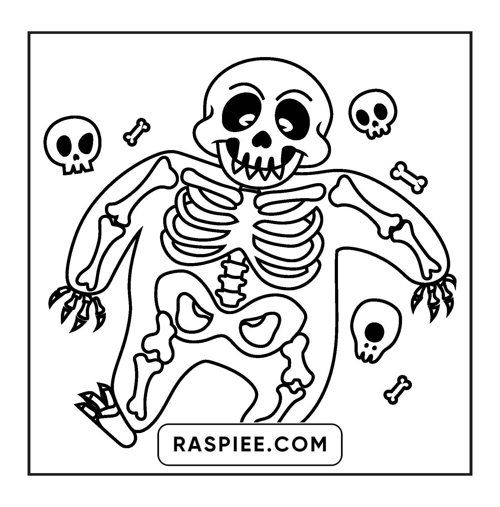 90 Bold and Easy Creepy Monster Coloring Pages