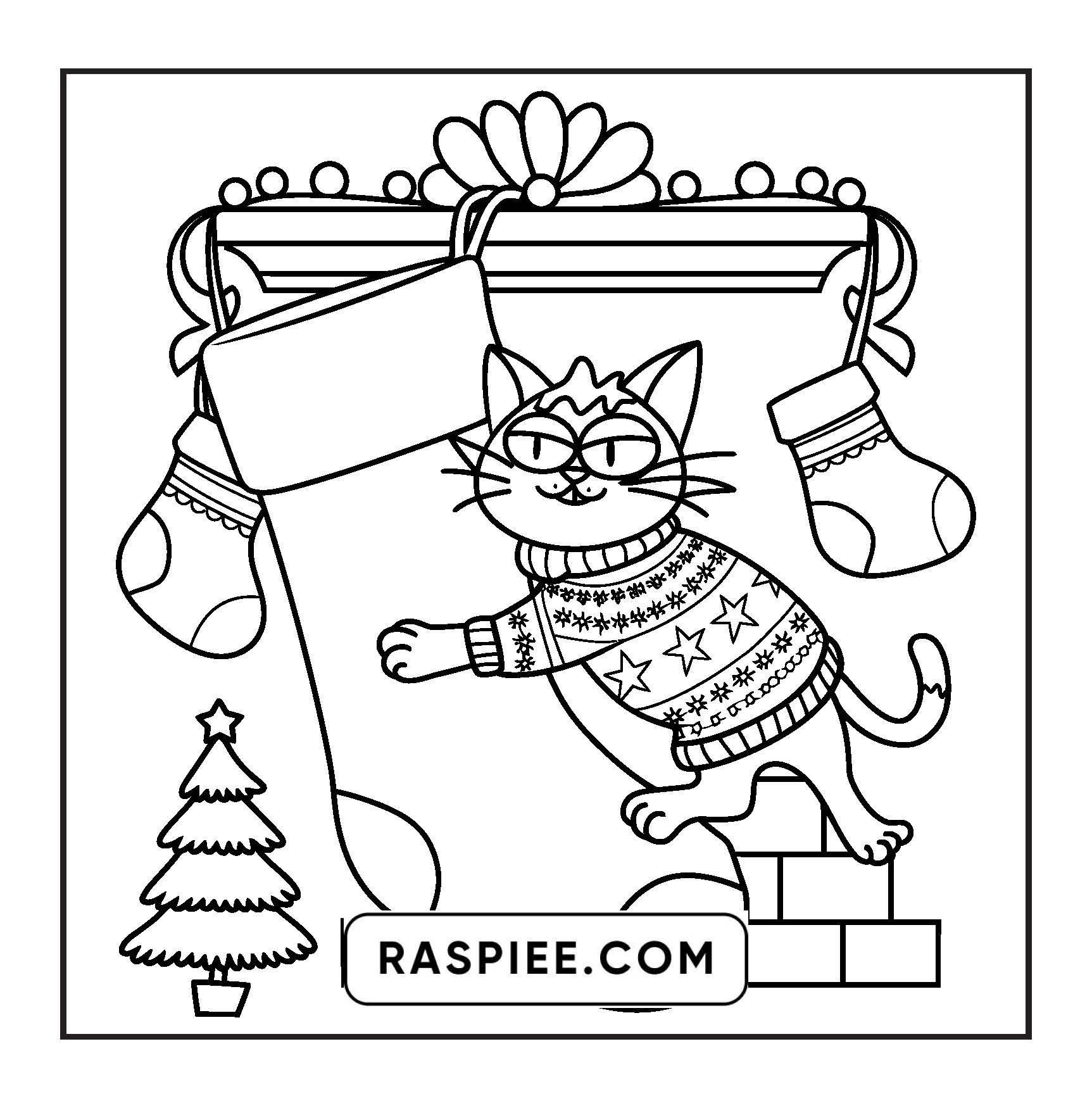 90 Bold and Easy Merry Christmas Coloring Pages