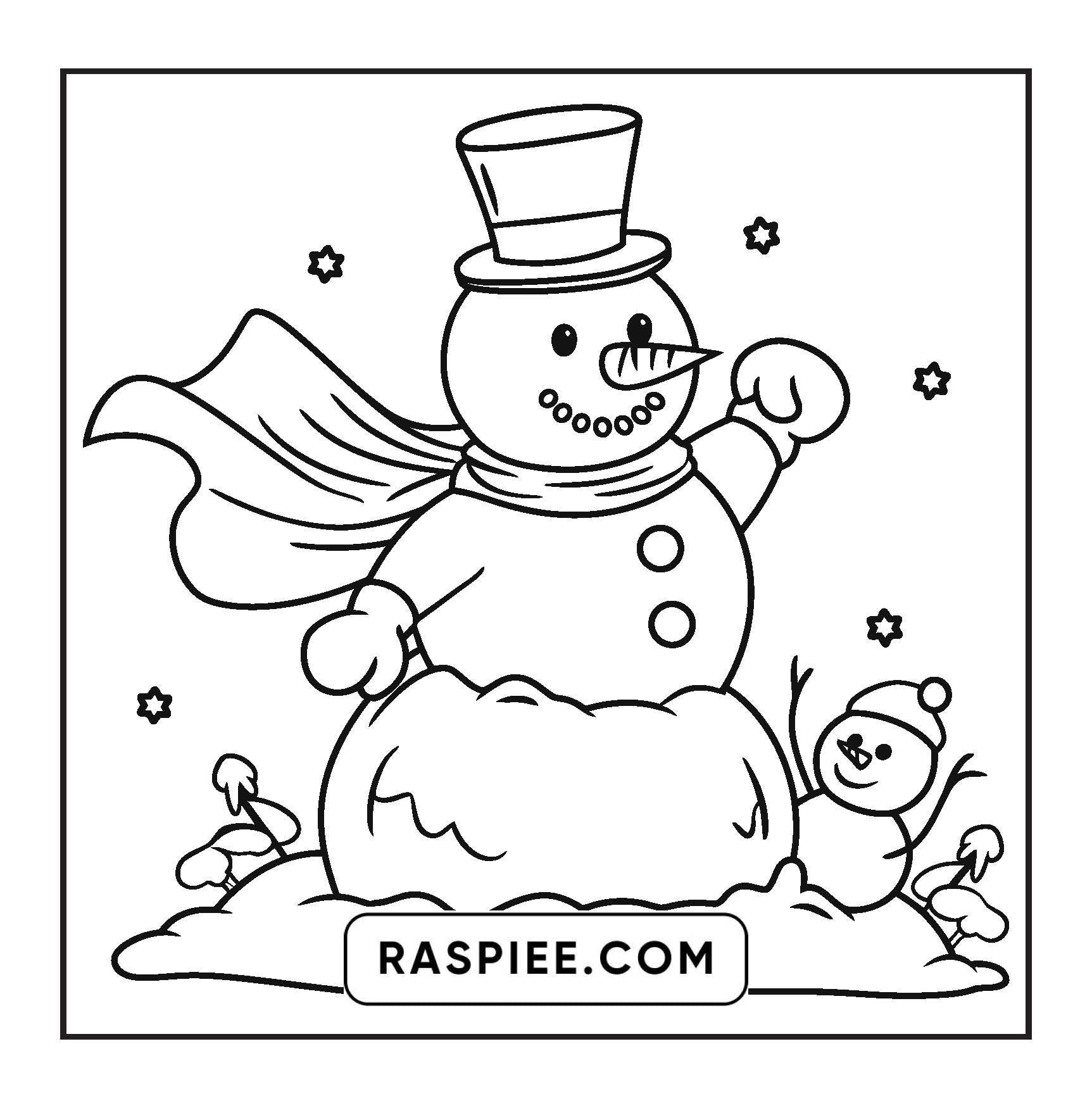 90 Bold and Easy Merry Christmas Coloring Pages