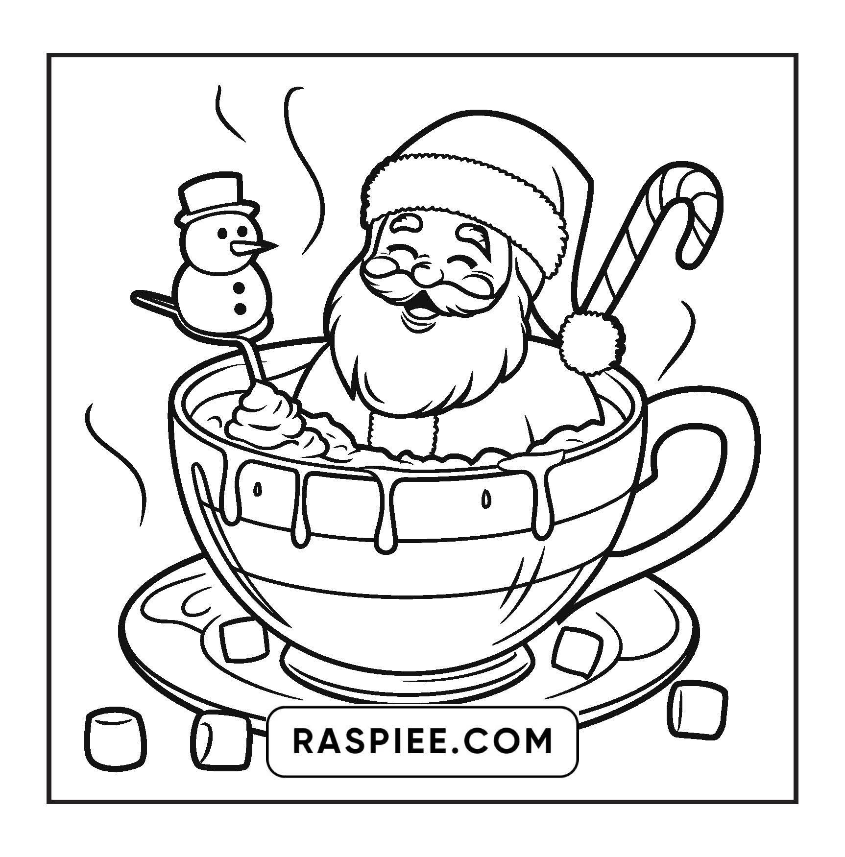 90 Bold and Easy Merry Christmas Coloring Pages