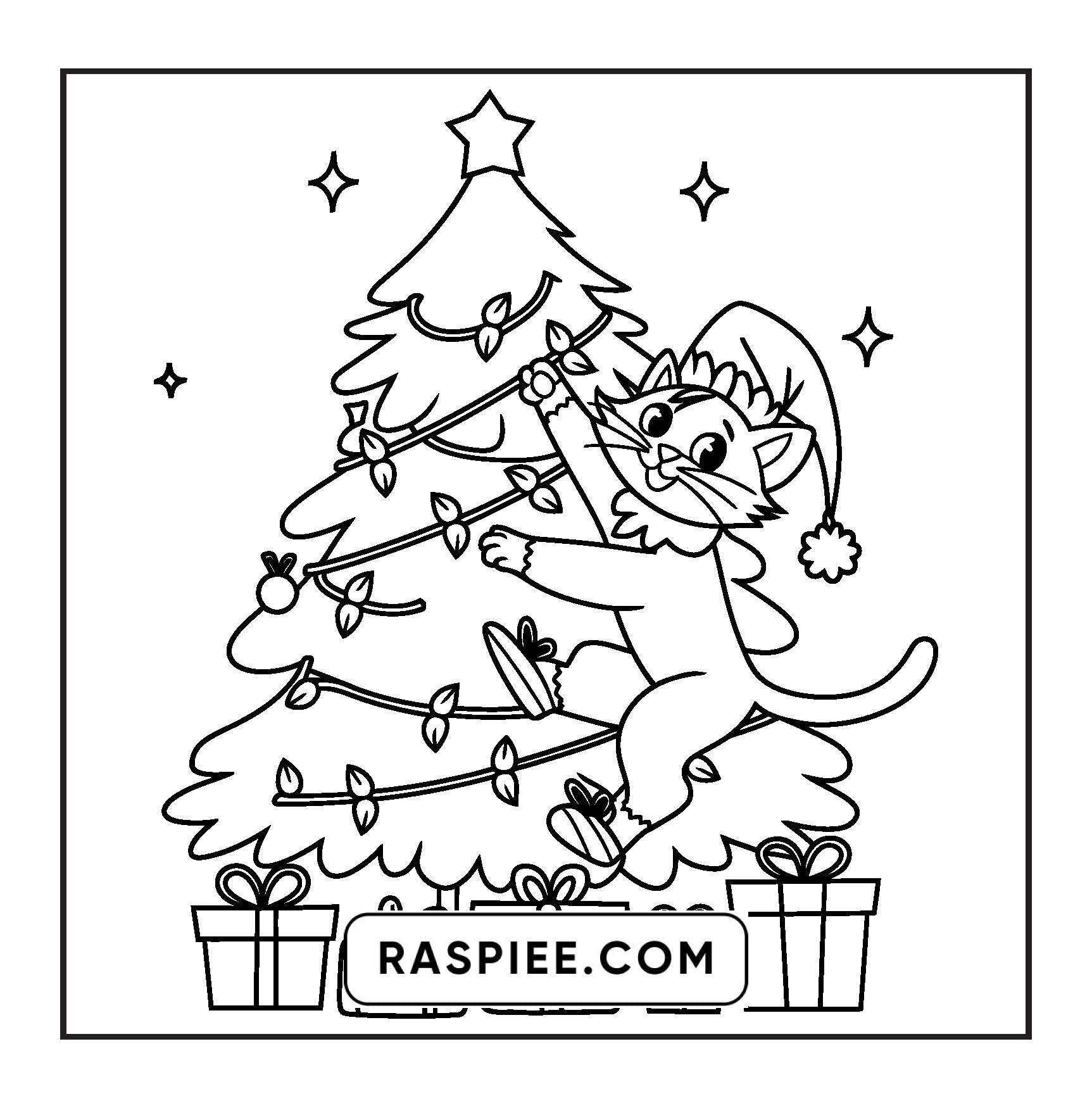 90 Bold and Easy Merry Christmas Coloring Pages