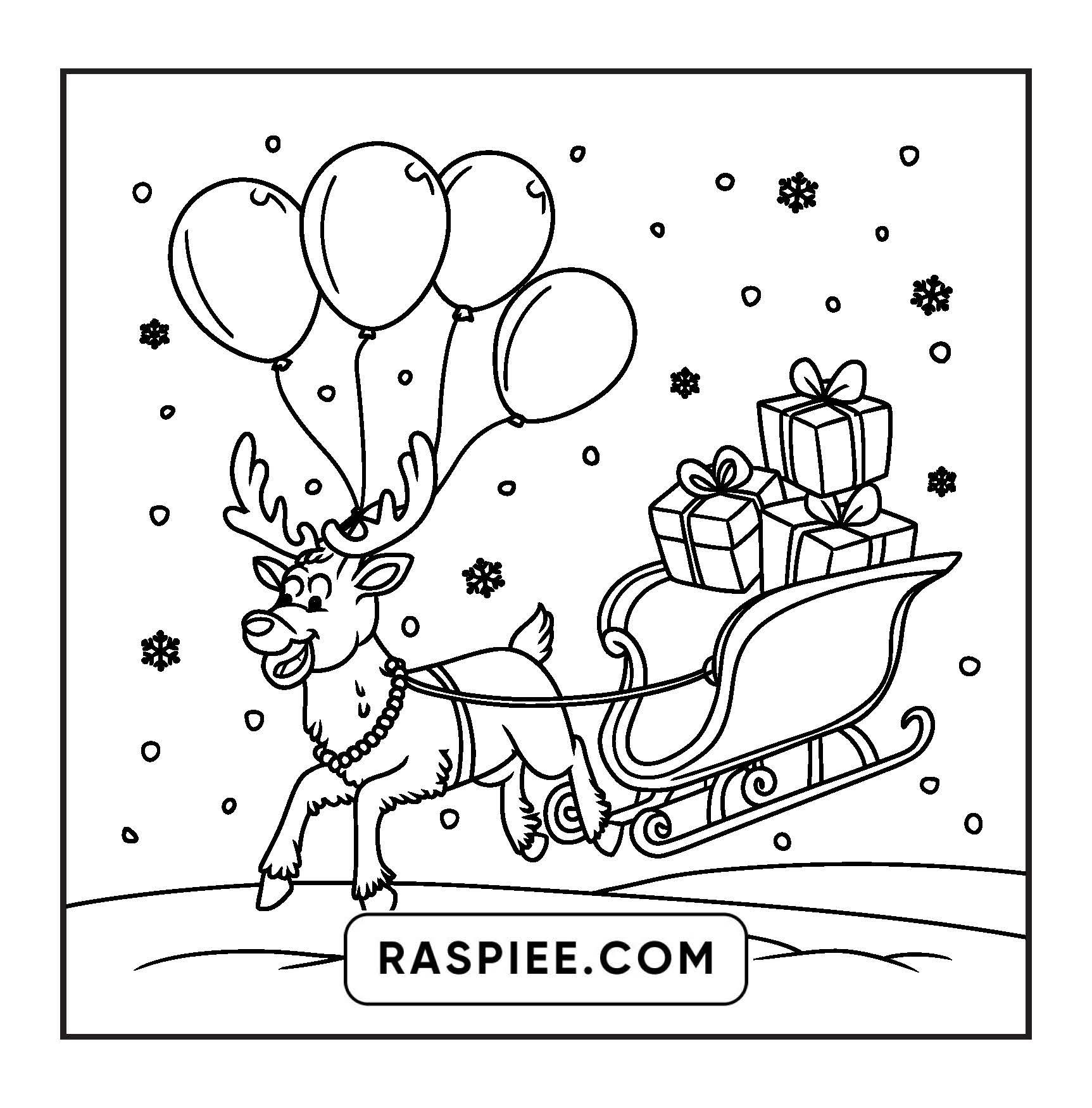90 Bold and Easy Merry Christmas Coloring Pages
