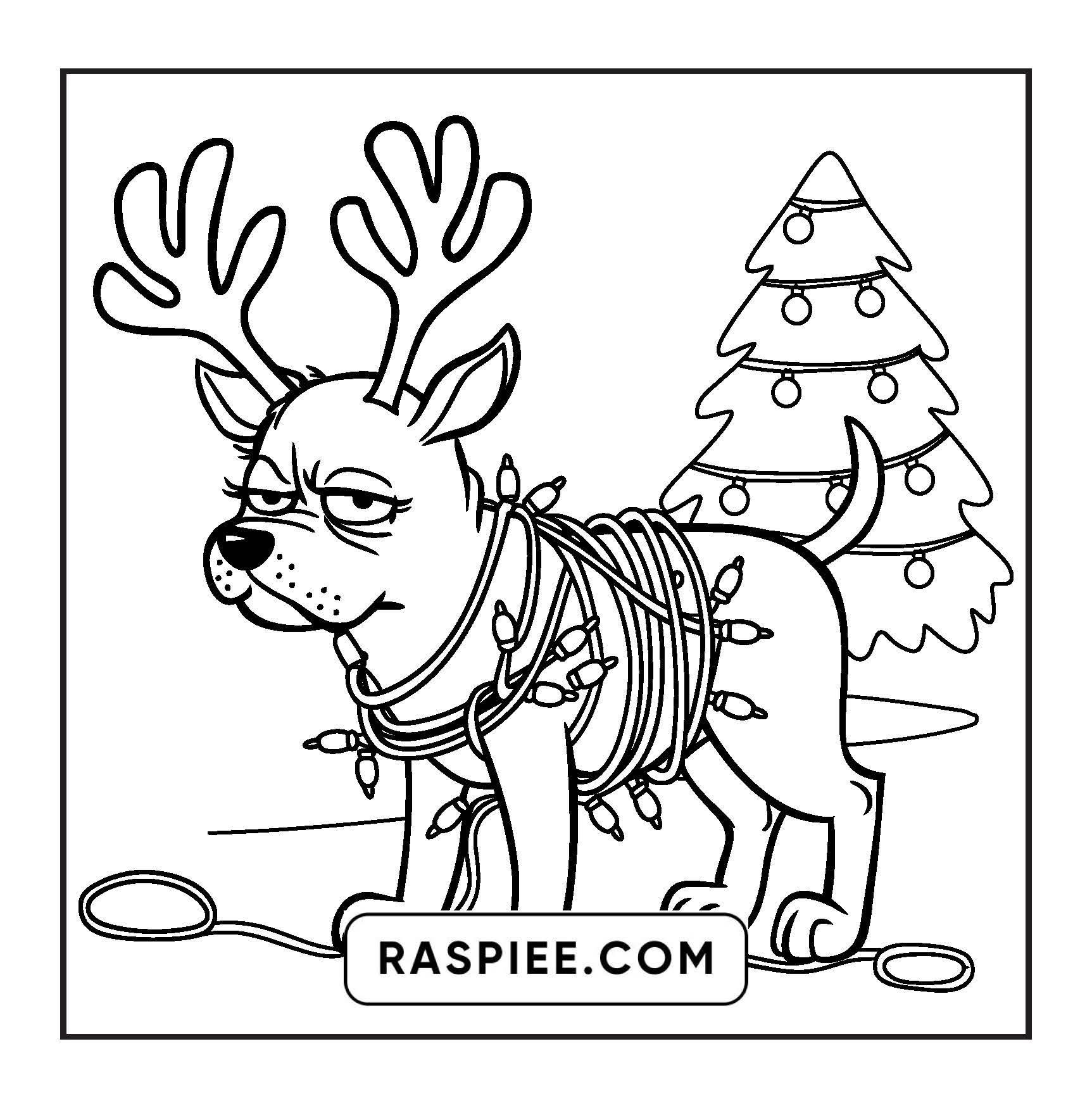 90 Bold and Easy Merry Christmas Coloring Pages