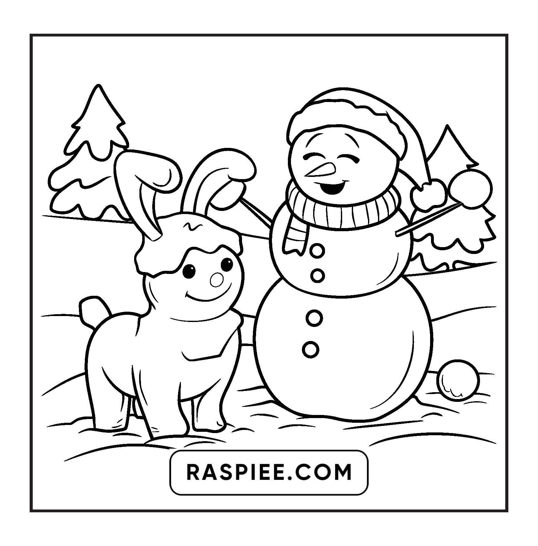 90 Bold and Easy Merry Christmas Coloring Pages