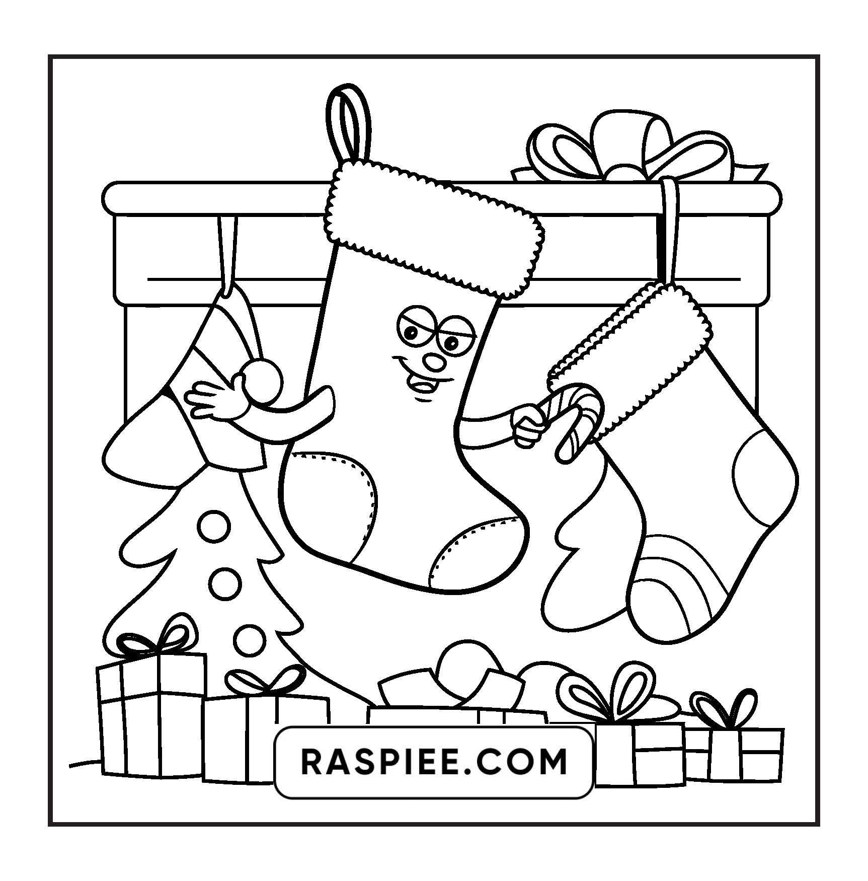 90 Bold and Easy Merry Christmas Coloring Pages