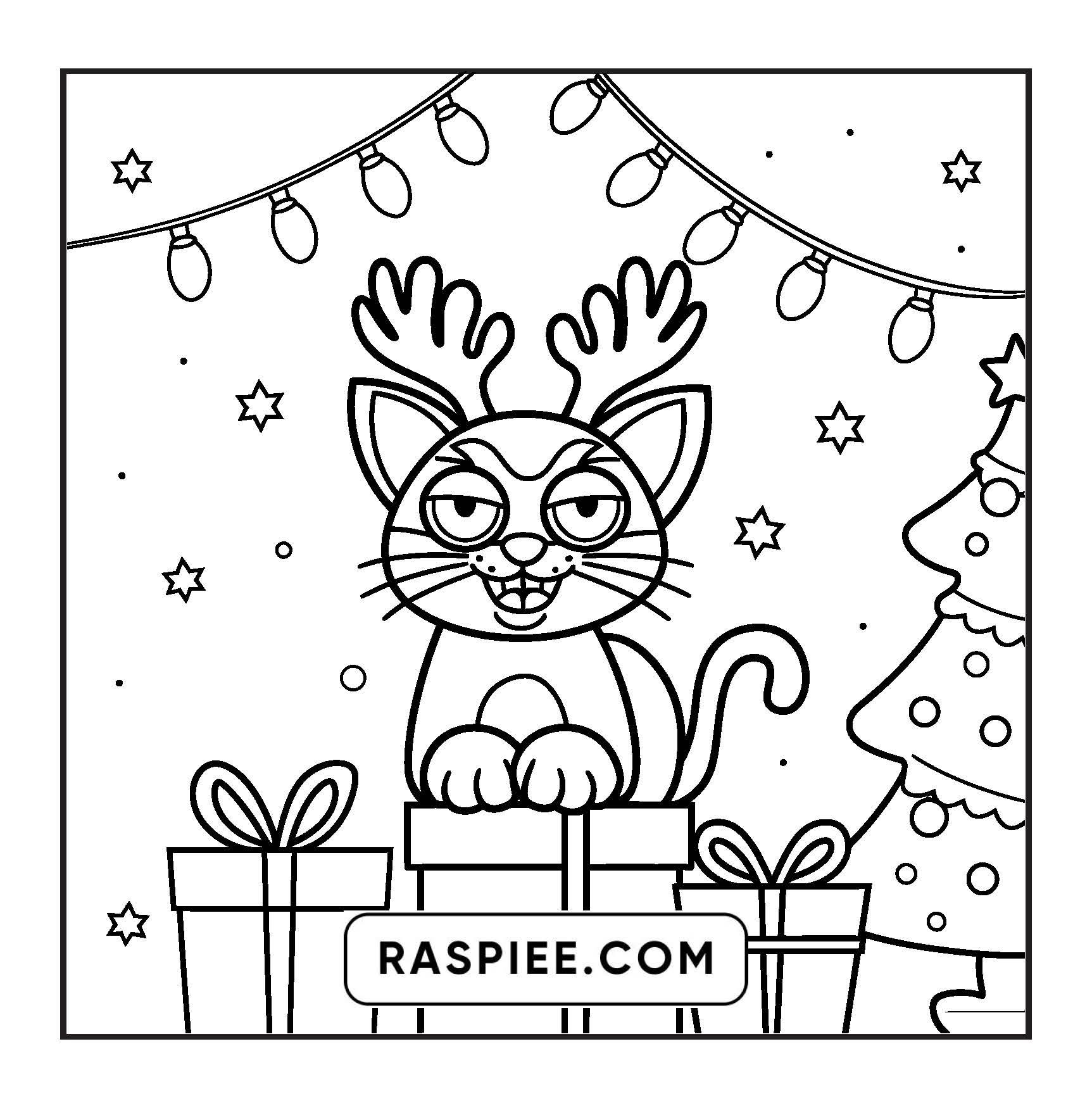 90 Bold and Easy Merry Christmas Coloring Pages