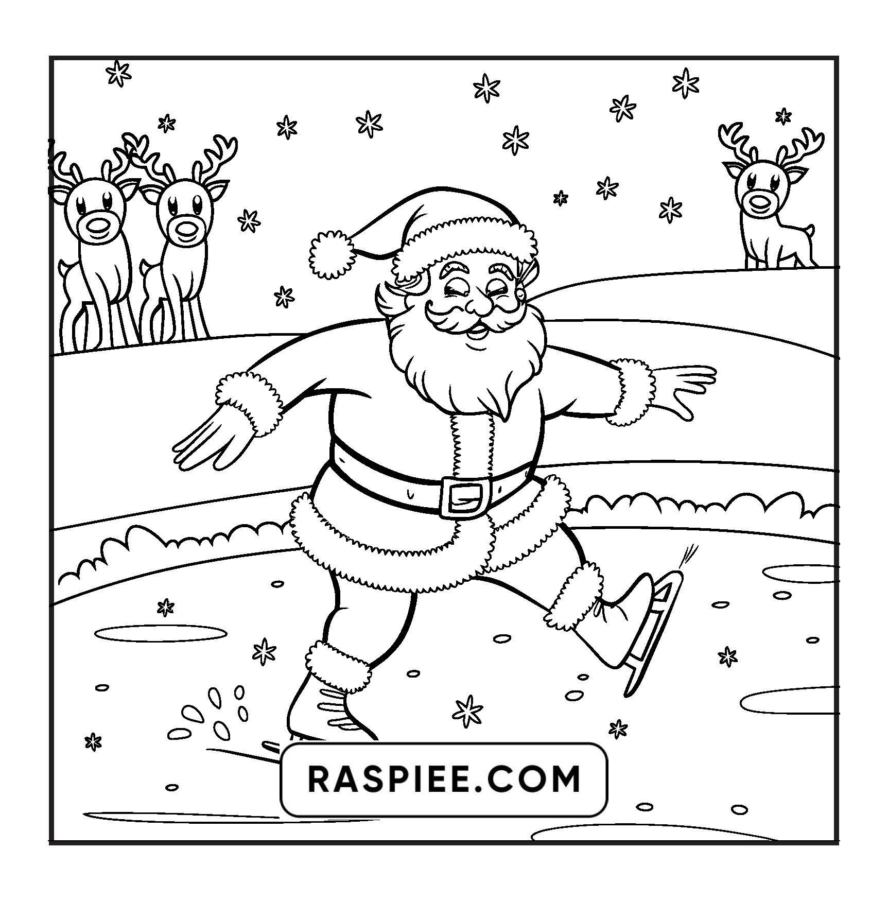 90 Bold and Easy Merry Christmas Coloring Pages