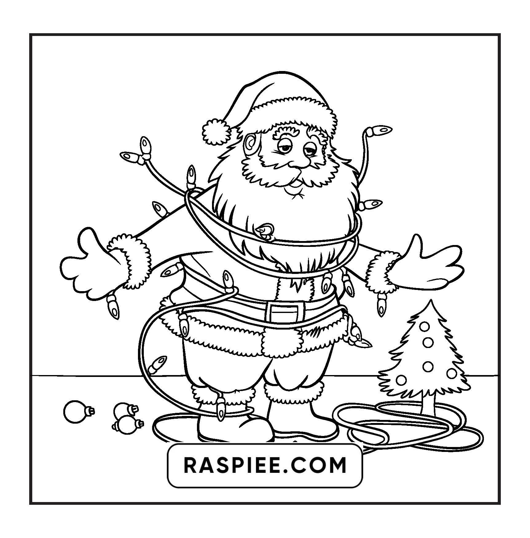 90 Bold and Easy Merry Christmas Coloring Pages