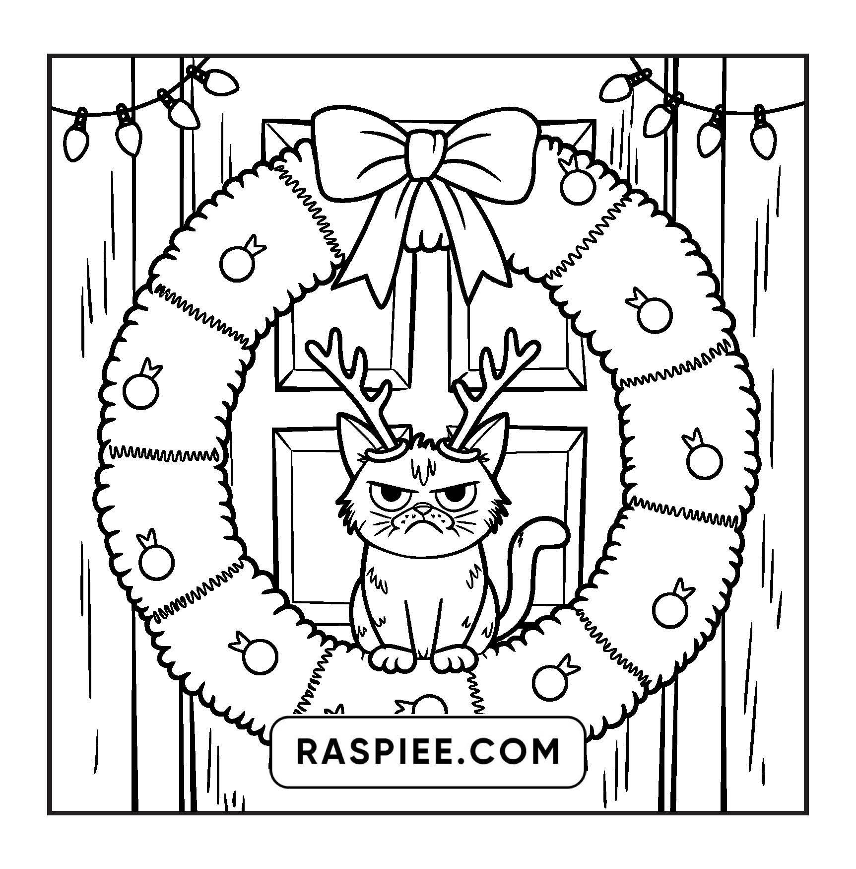 90 Bold and Easy Merry Christmas Coloring Pages