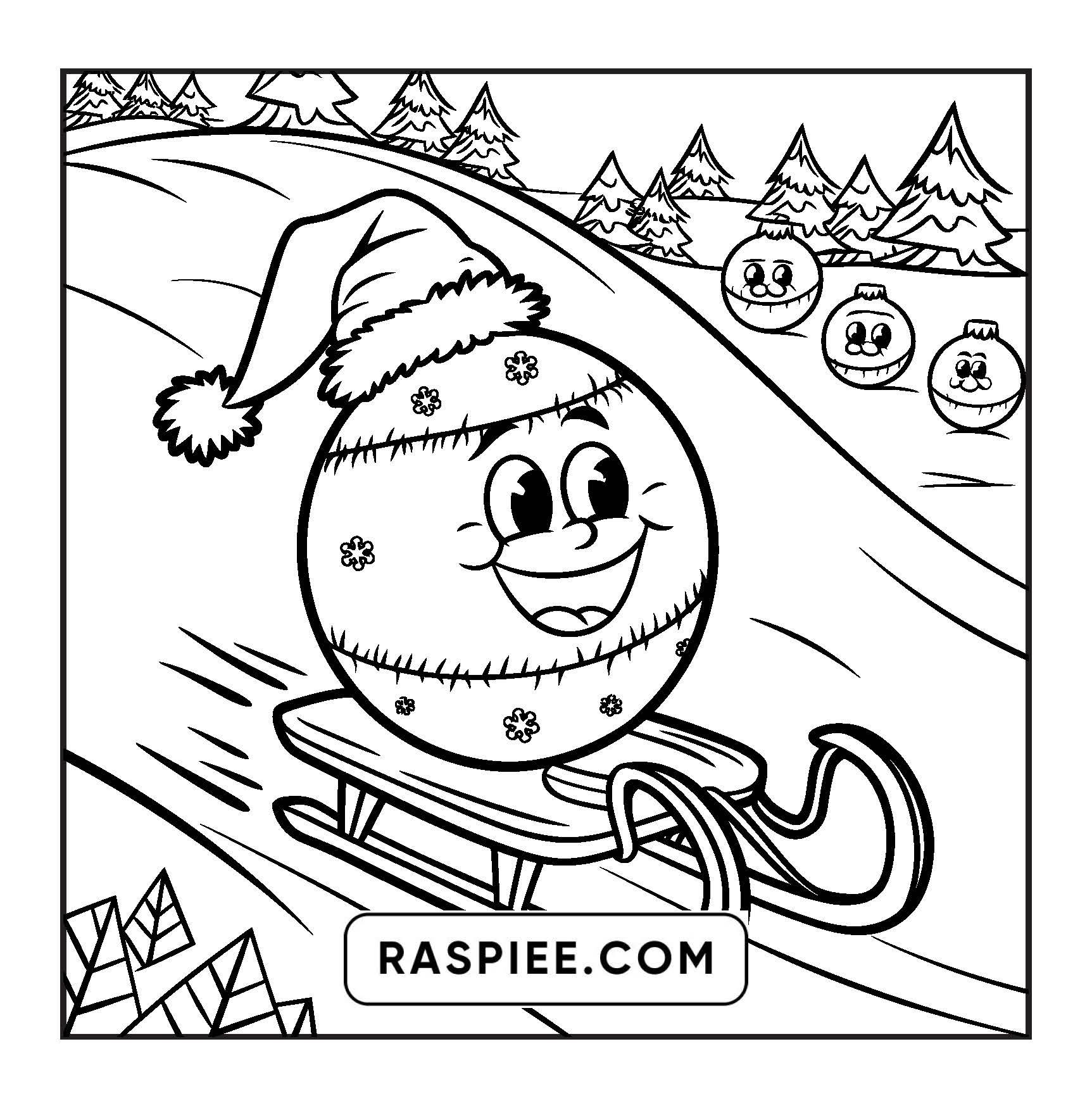 90 Bold and Easy Merry Christmas Coloring Pages