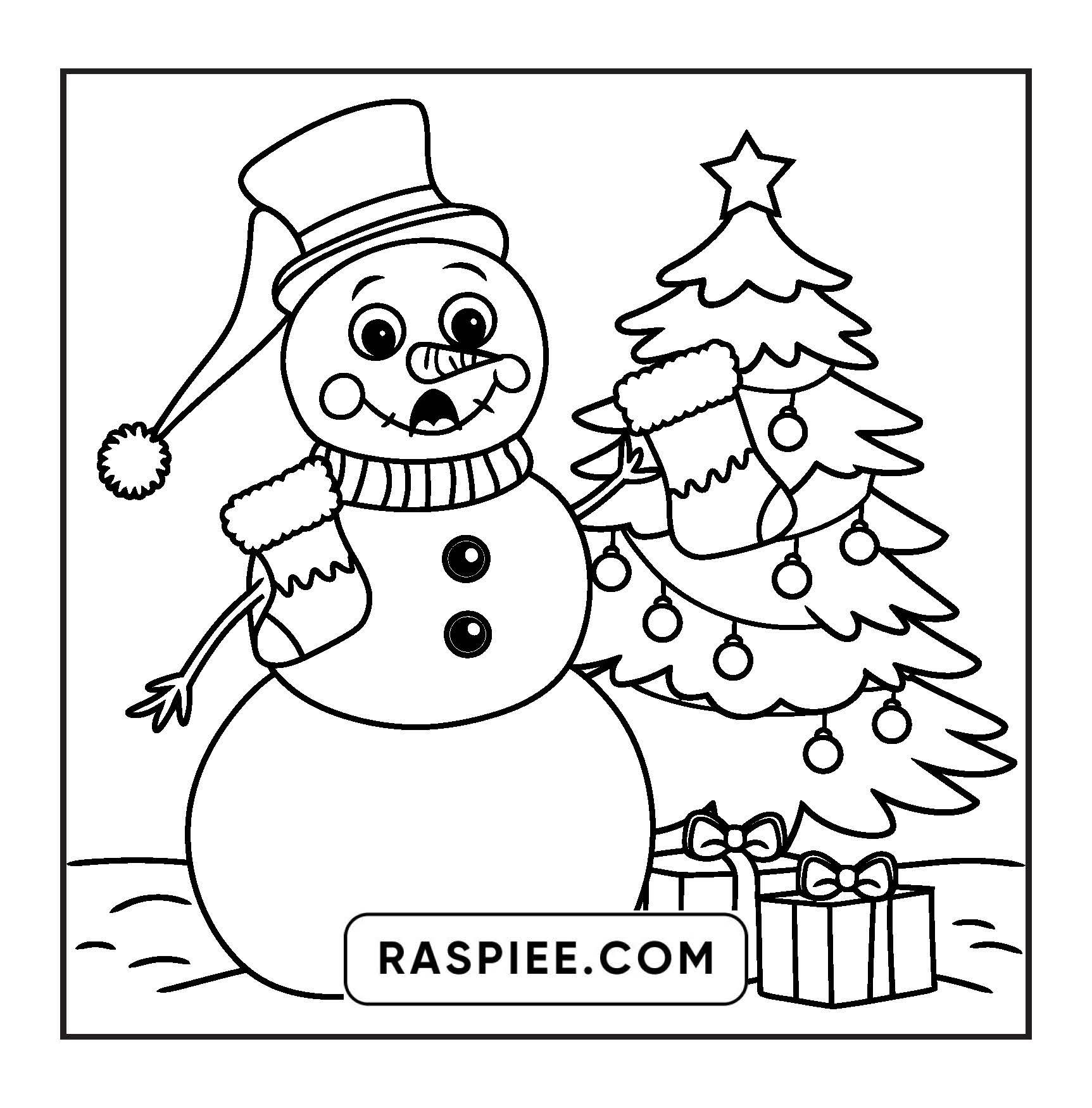 90 Bold and Easy Merry Christmas Coloring Pages