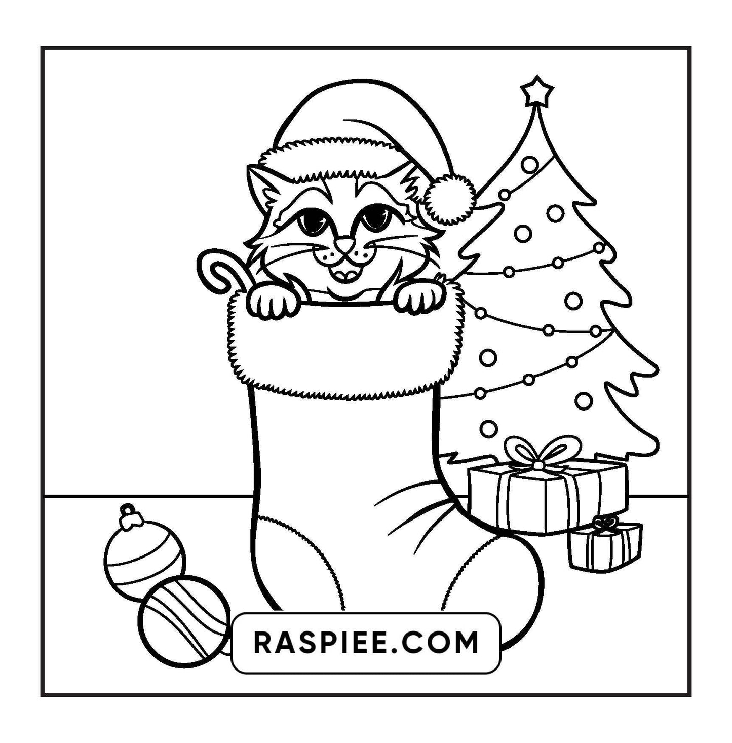 90 Bold and Easy Merry Christmas Coloring Pages