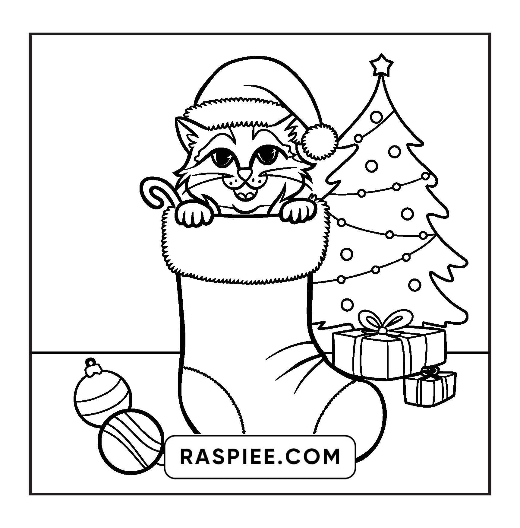 90 Bold and Easy Merry Christmas Coloring Pages