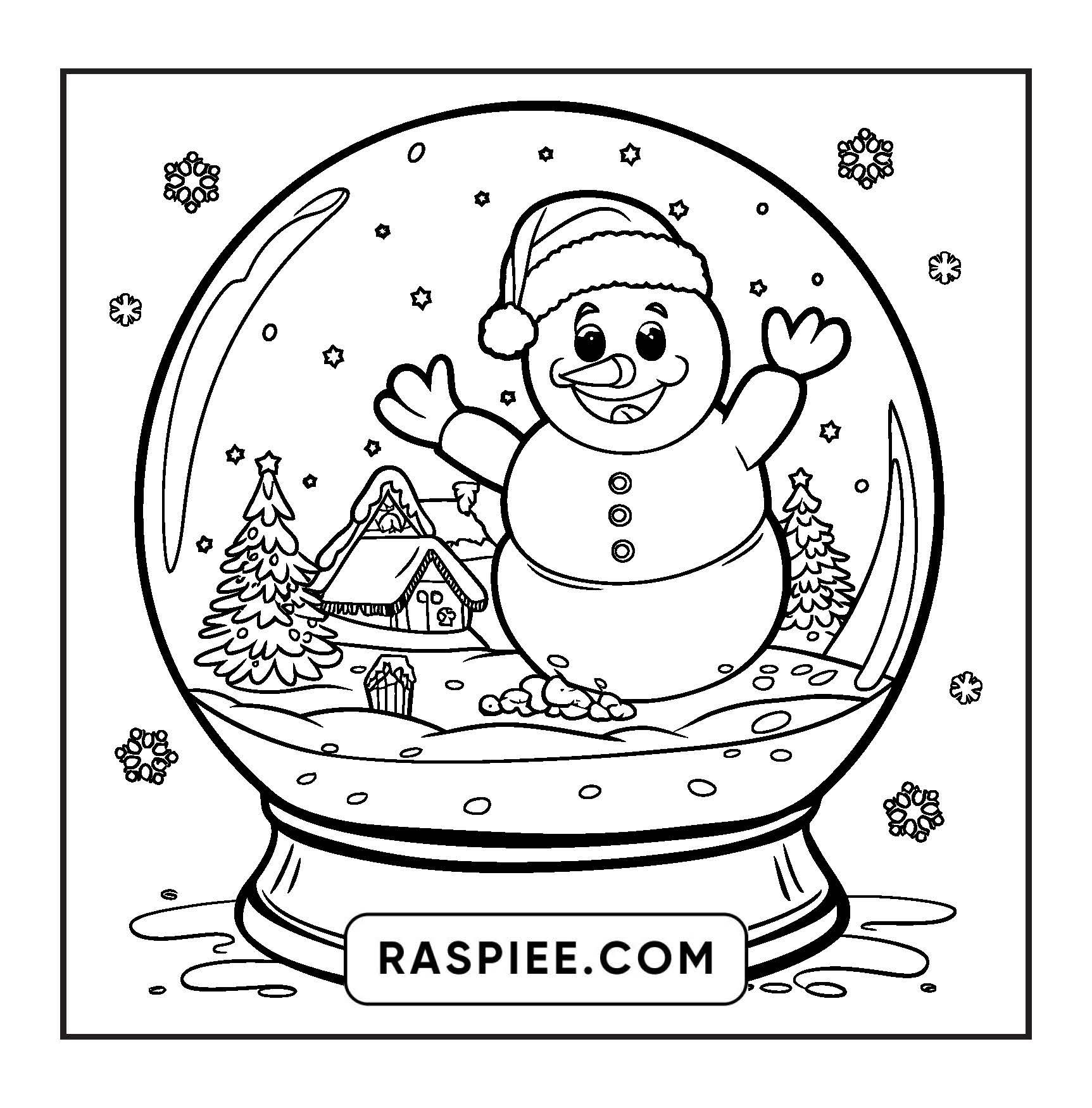 90 Bold and Easy Merry Christmas Coloring Pages