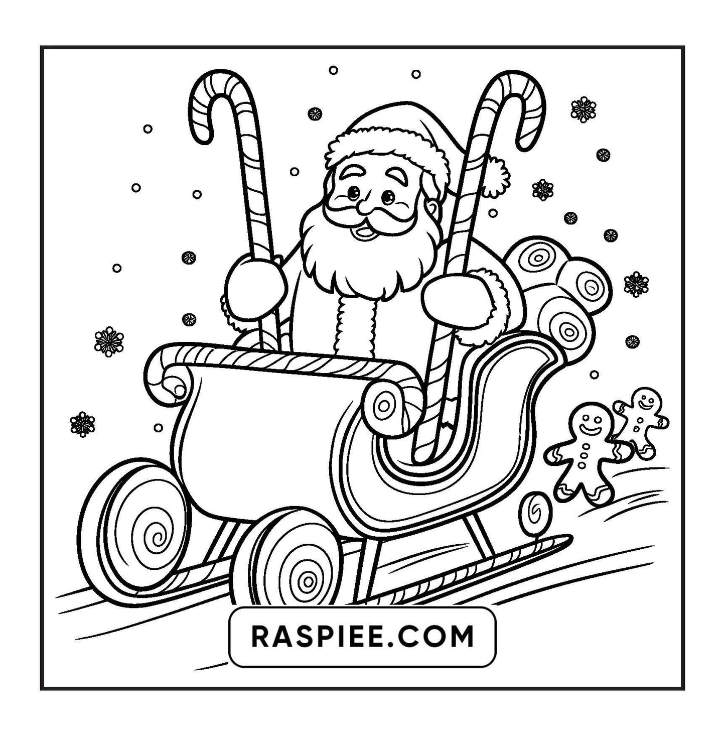 90 Bold and Easy Merry Christmas Coloring Pages