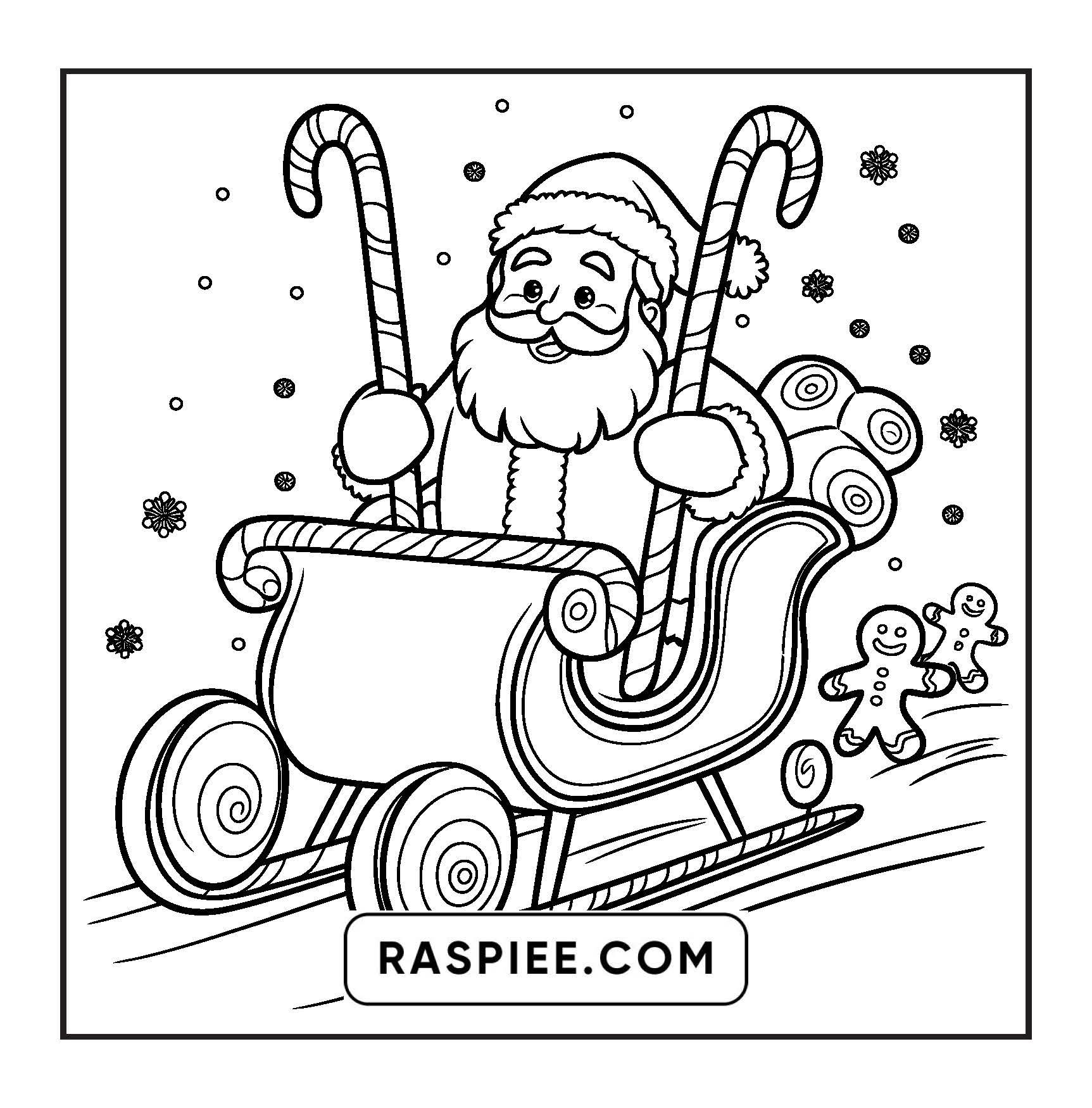 90 Bold and Easy Merry Christmas Coloring Pages