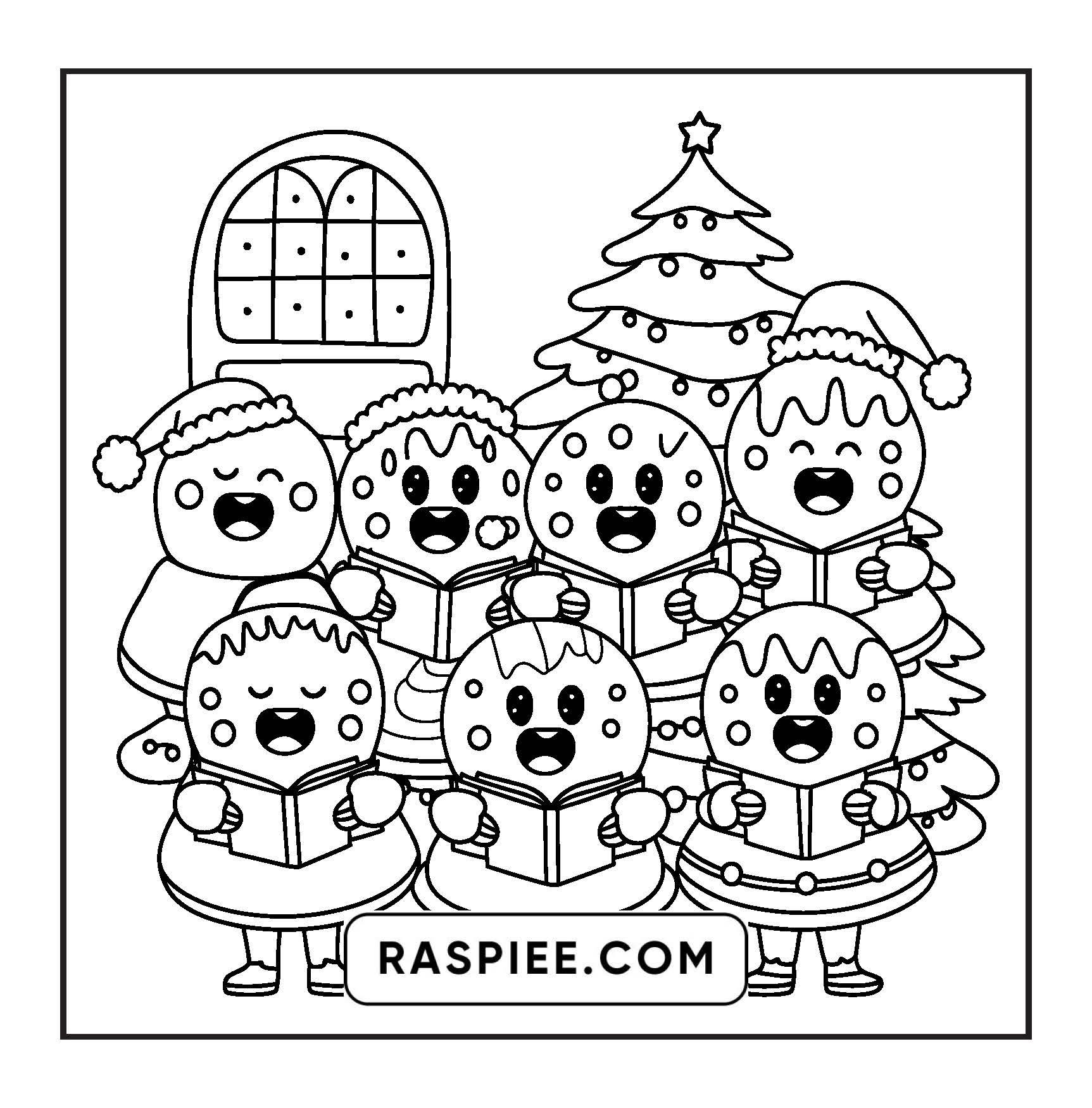 90 Bold and Easy Merry Christmas Coloring Pages