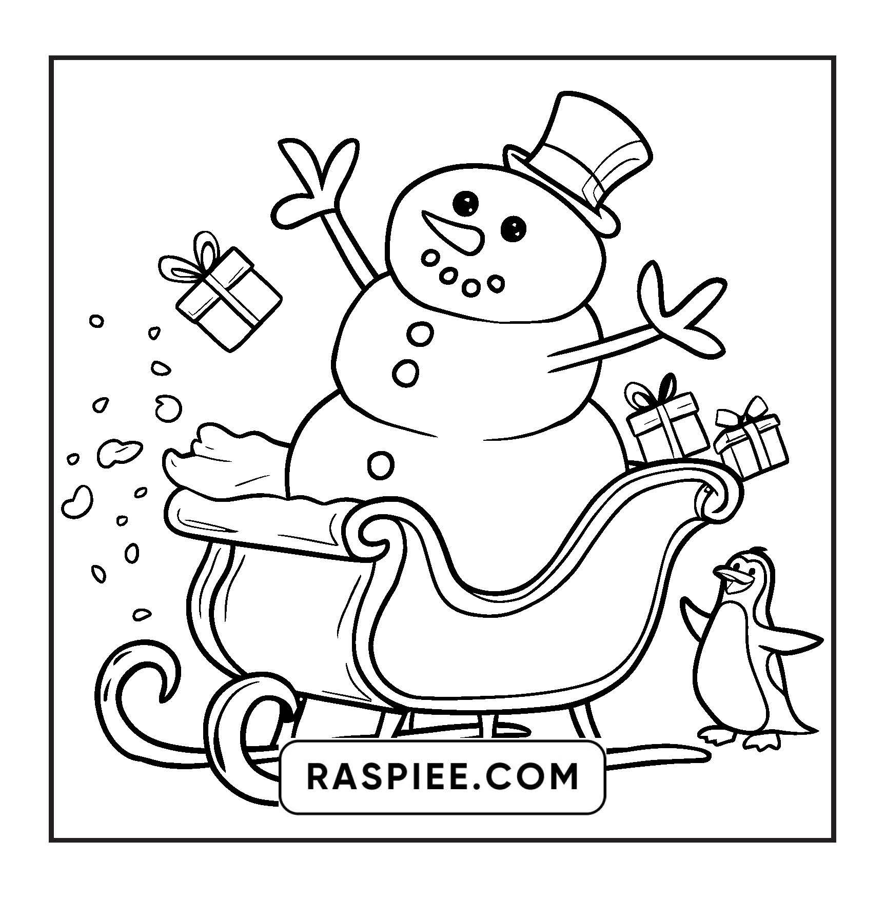 90 Bold and Easy Merry Christmas Coloring Pages