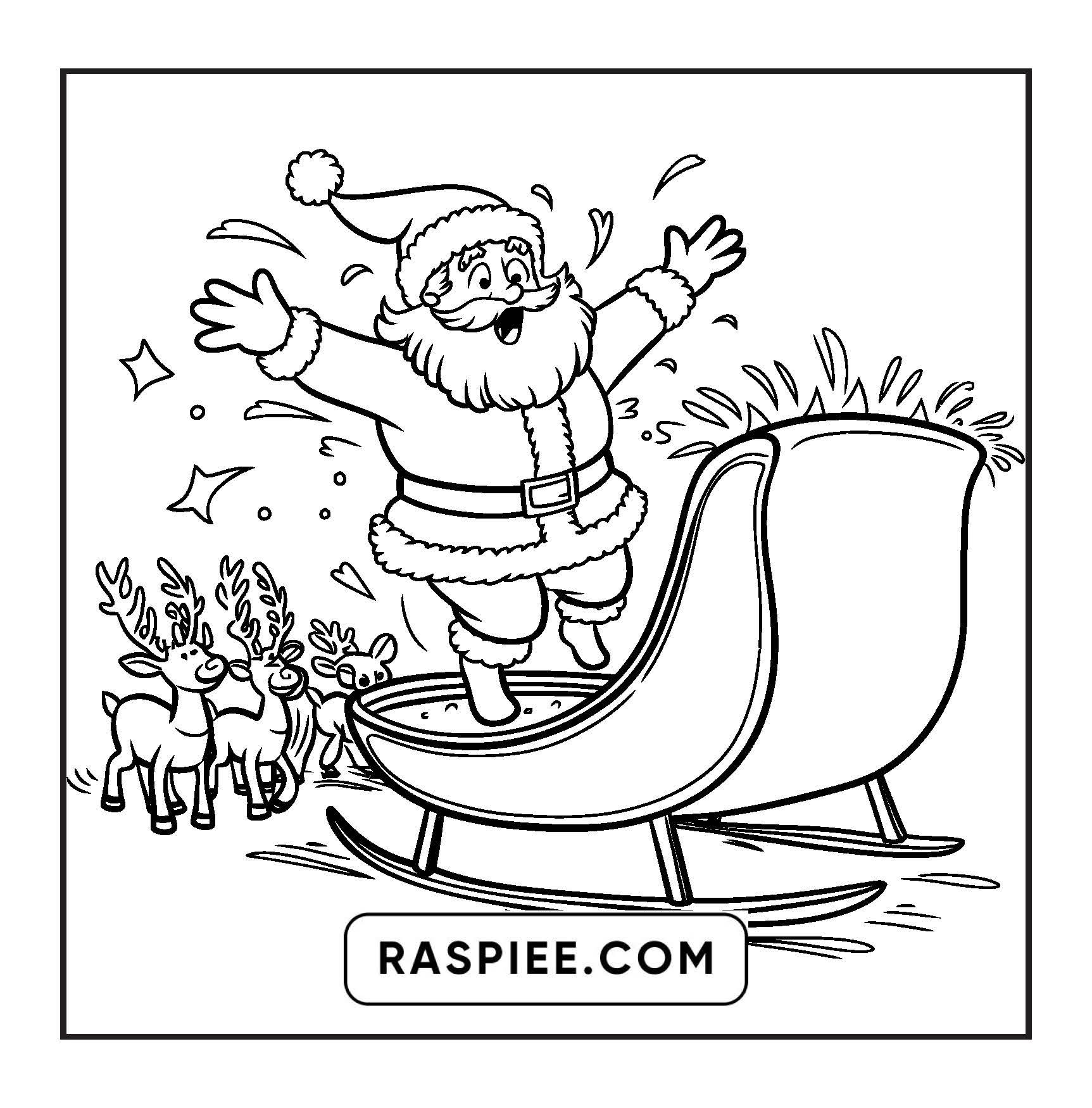 90 Bold and Easy Merry Christmas Coloring Pages