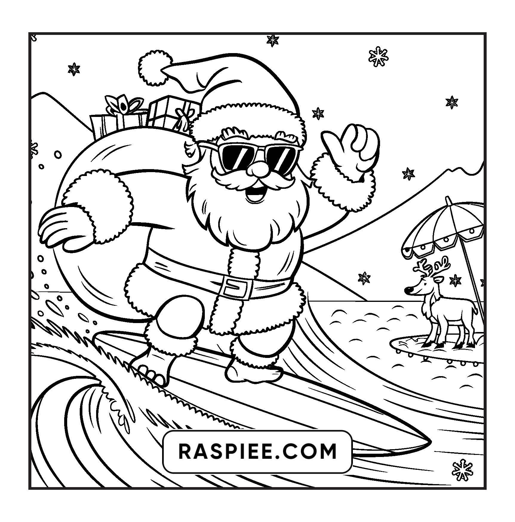 90 Bold and Easy Merry Christmas Coloring Pages