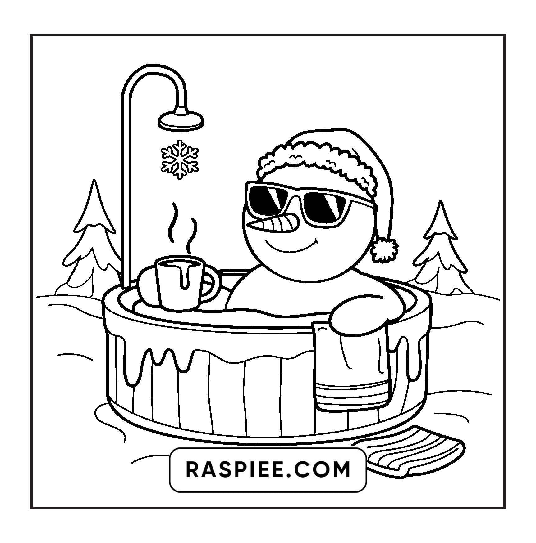 90 Bold and Easy Merry Christmas Coloring Pages