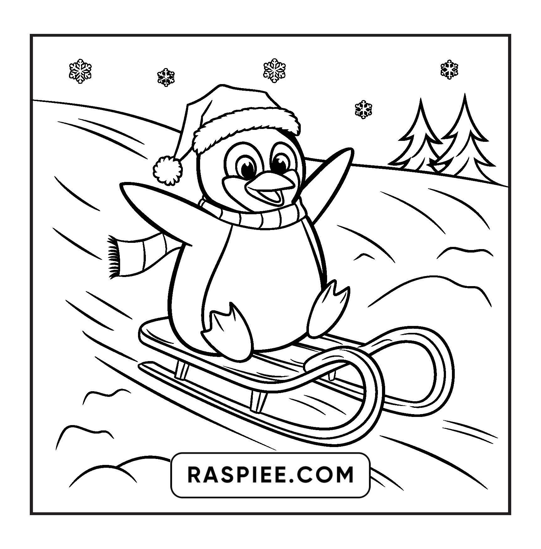 90 Bold and Easy Merry Christmas Coloring Pages