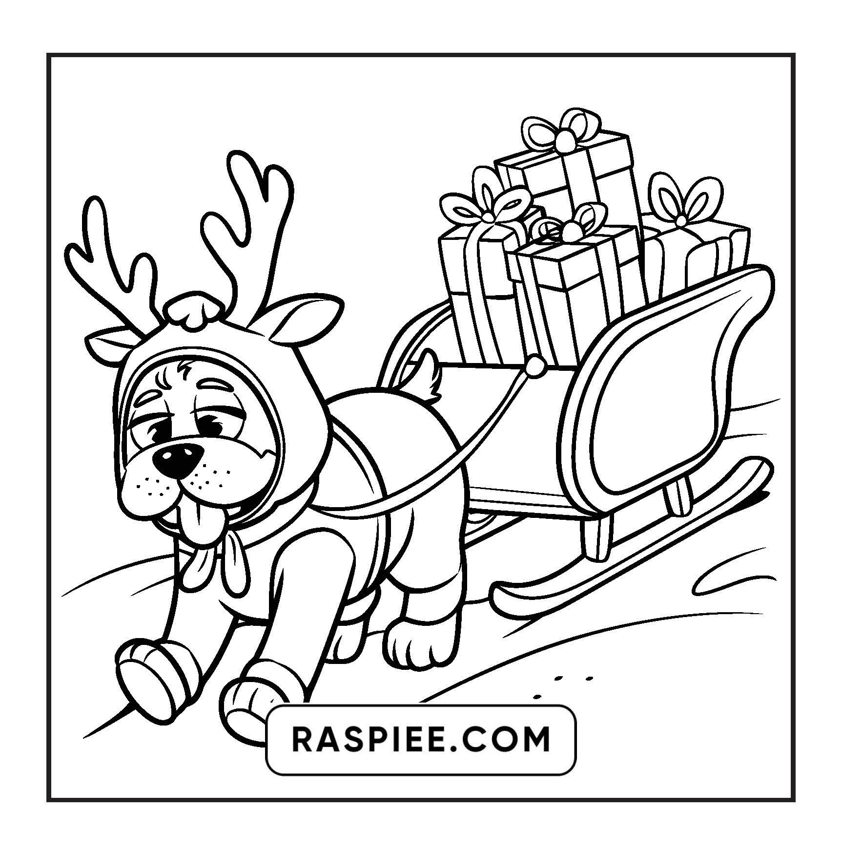 90 Bold and Easy Merry Christmas Coloring Pages