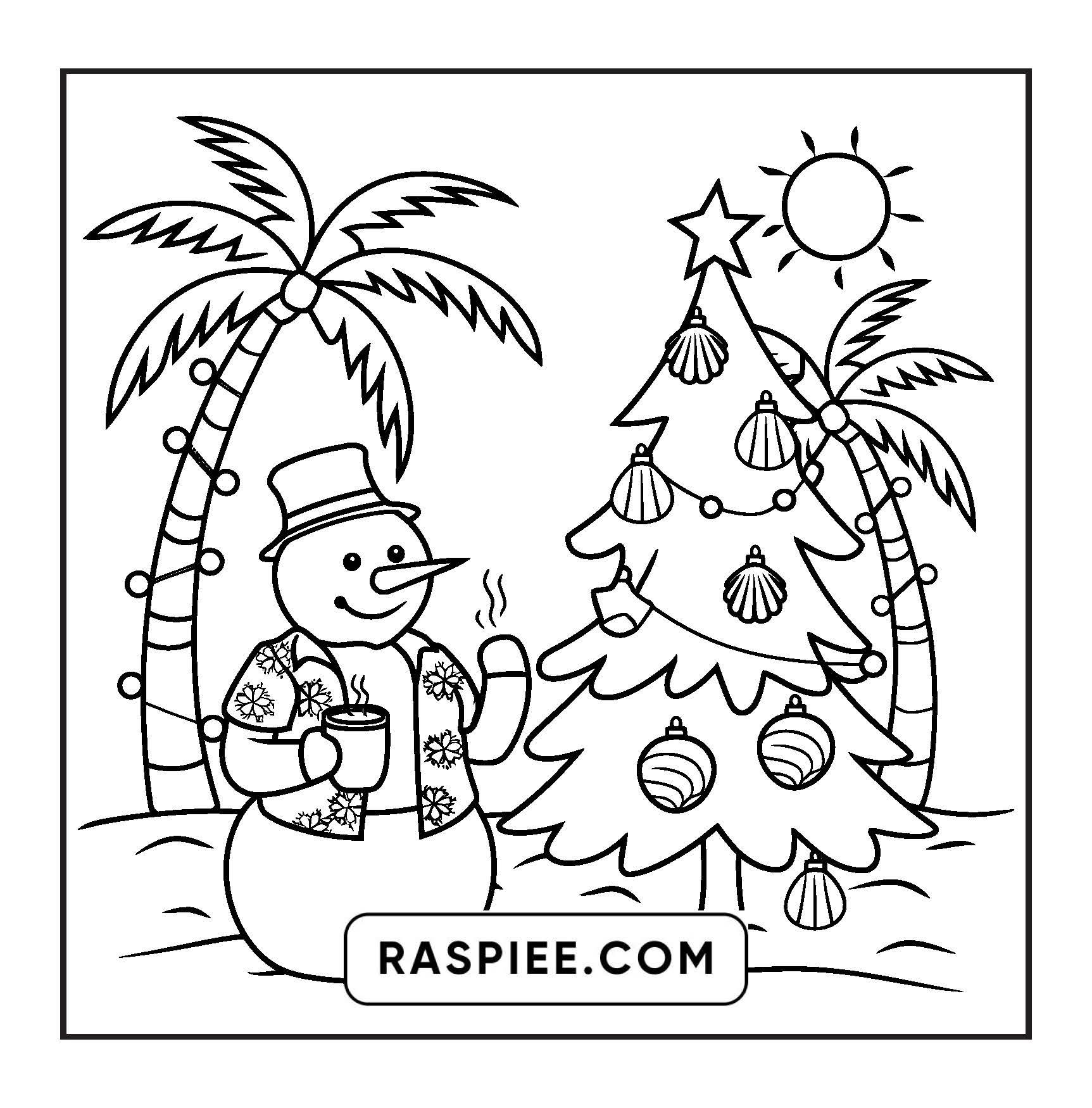 90 Bold and Easy Merry Christmas Coloring Pages