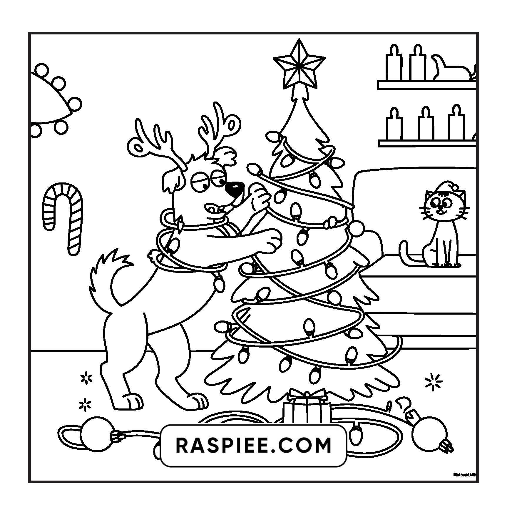 90 Bold and Easy Merry Christmas Coloring Pages