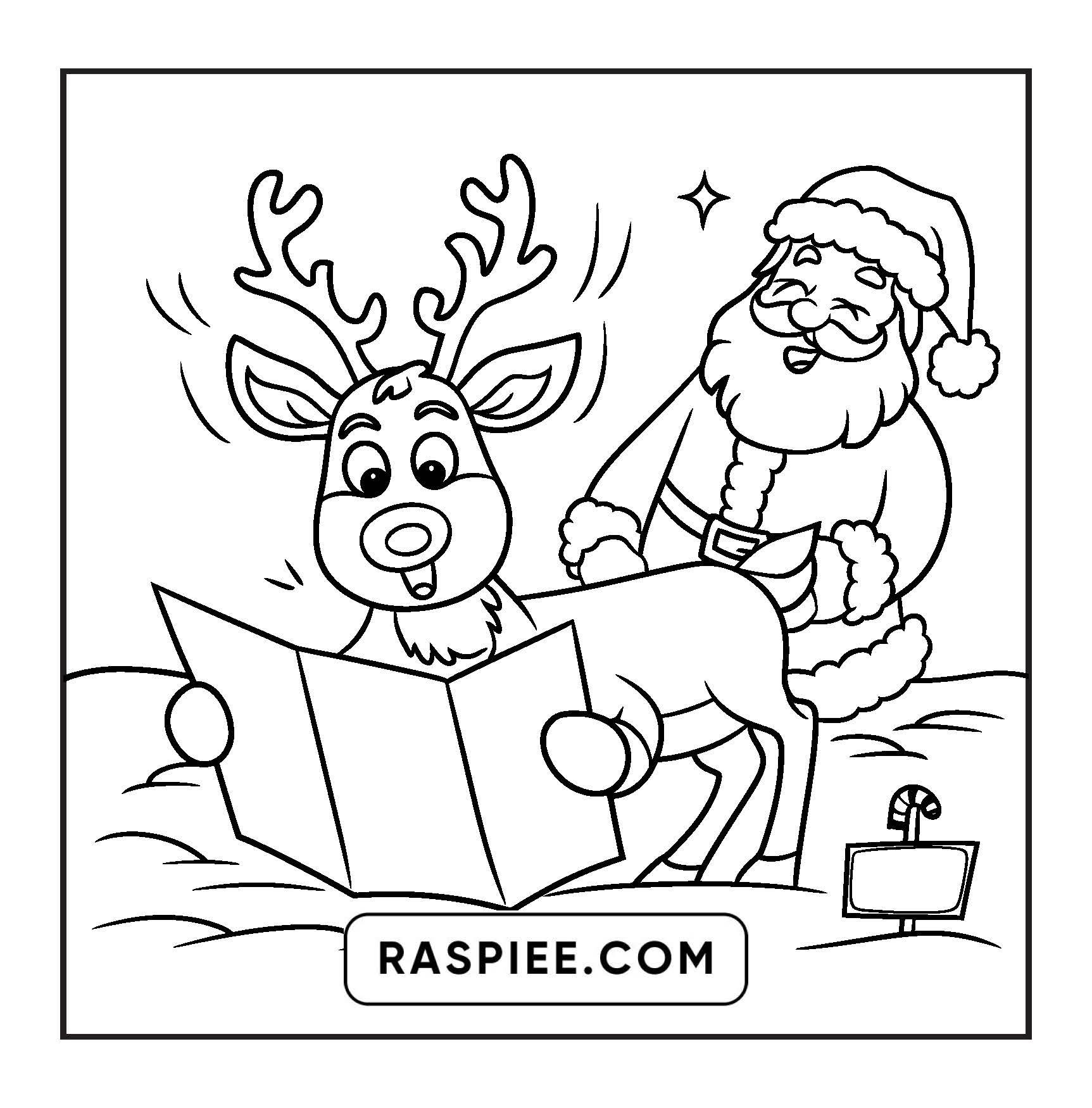 90 Bold and Easy Merry Christmas Coloring Pages