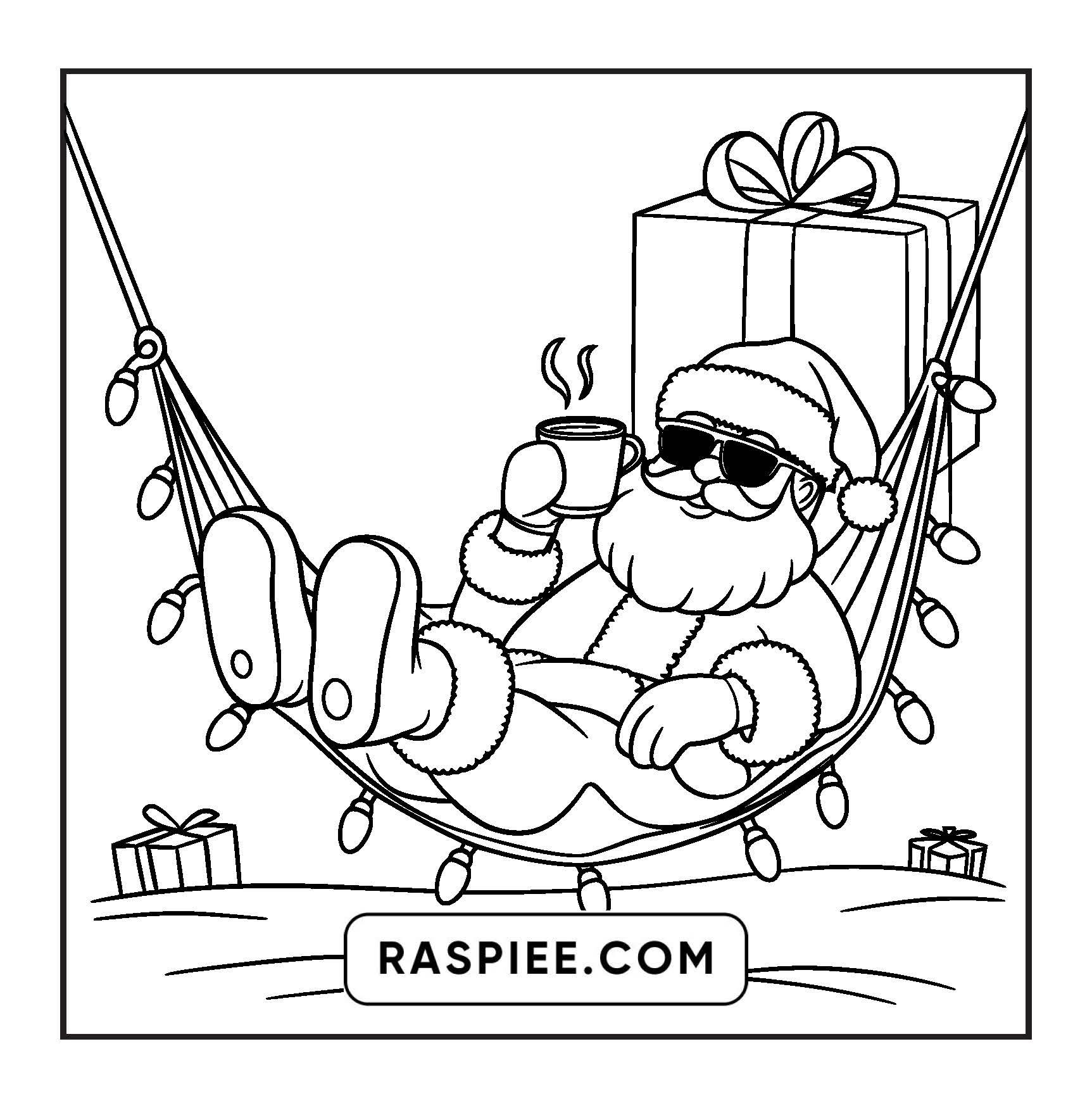 90 Bold and Easy Merry Christmas Coloring Pages