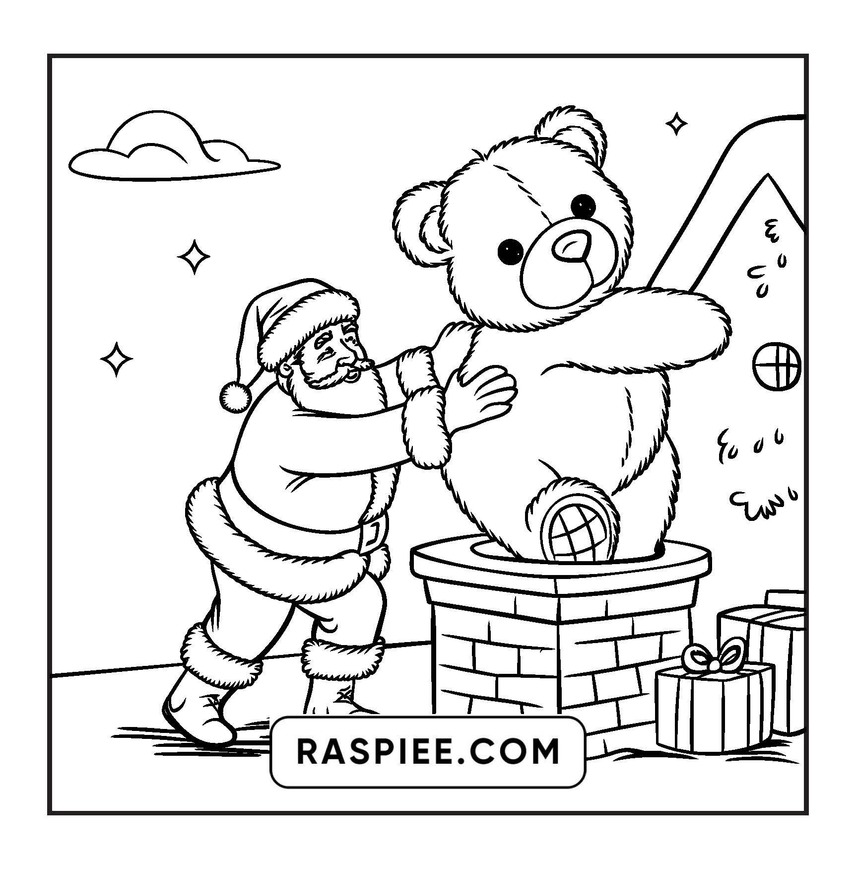 90 Bold and Easy Merry Christmas Coloring Pages