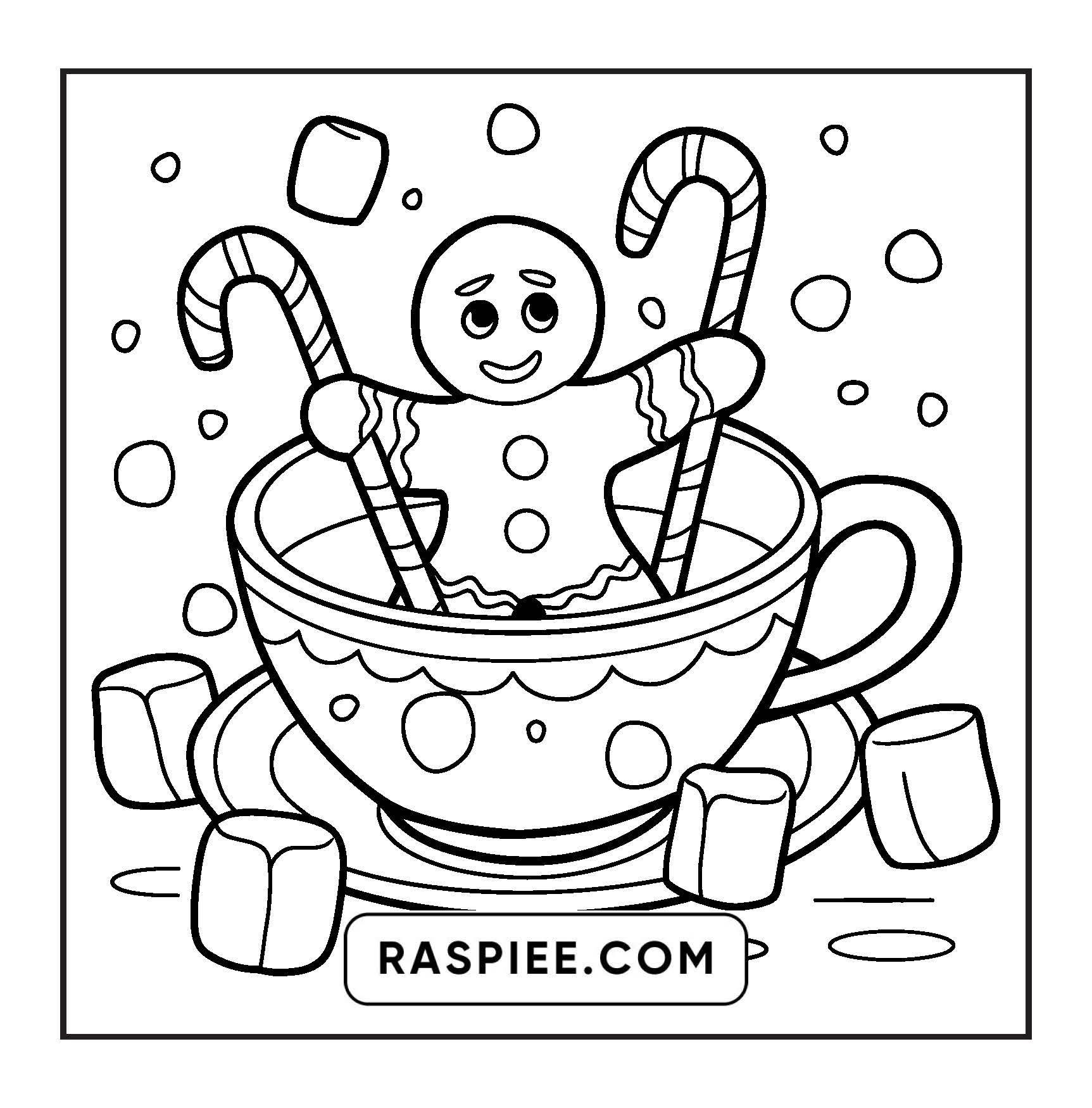 90 Bold and Easy Merry Christmas Coloring Pages
