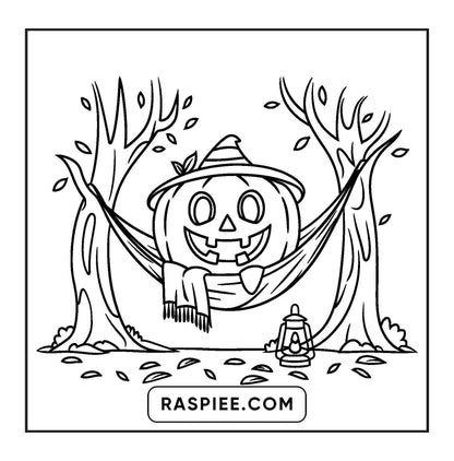93 Bold and Easy Little Spooky Coloring Pages Printable PDF Instant Download