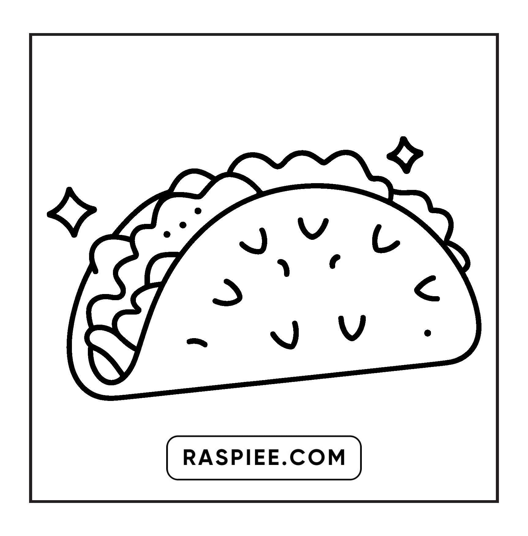 96 Food & Snacks Coloring Pages Bold & Easy Printable