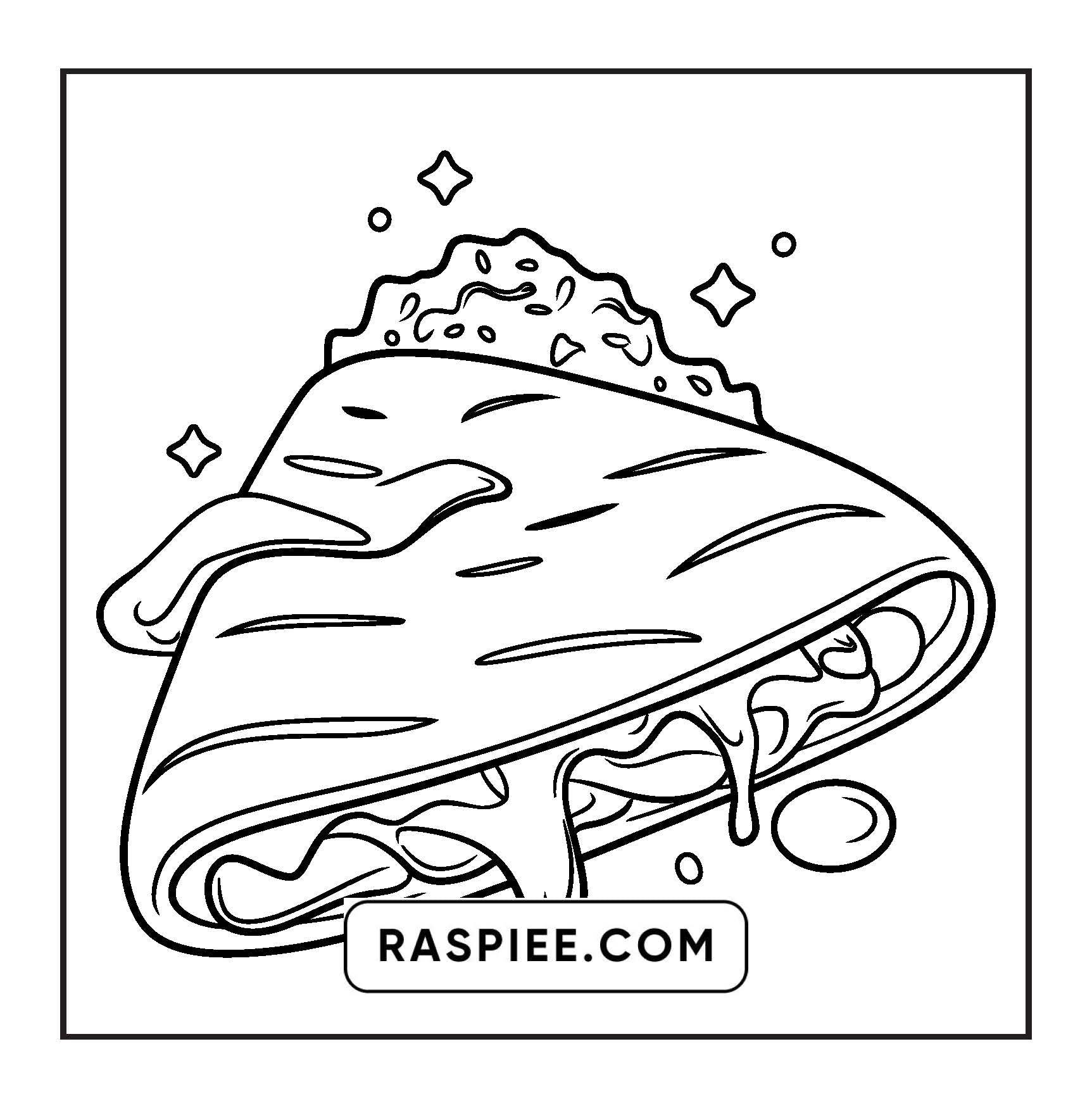 96 Food & Snacks Coloring Pages Bold & Easy Printable