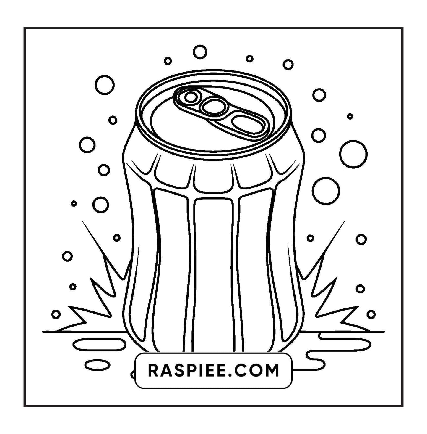 96 Food & Snacks Coloring Pages Bold & Easy Printable