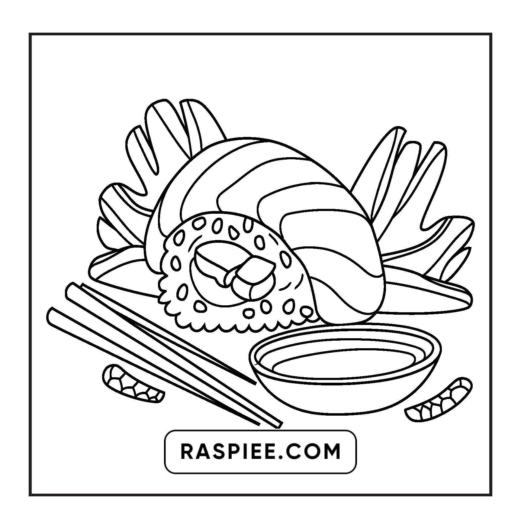 96 Food & Snacks Coloring Pages Bold & Easy Printable