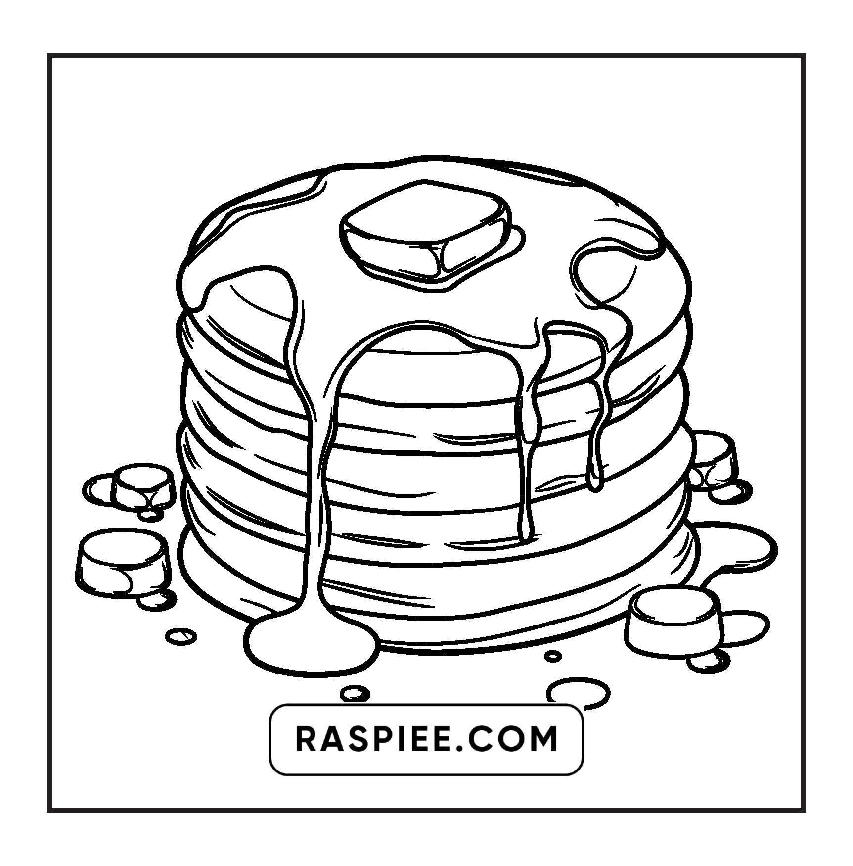 96 Food & Snacks Coloring Pages Bold & Easy Printable