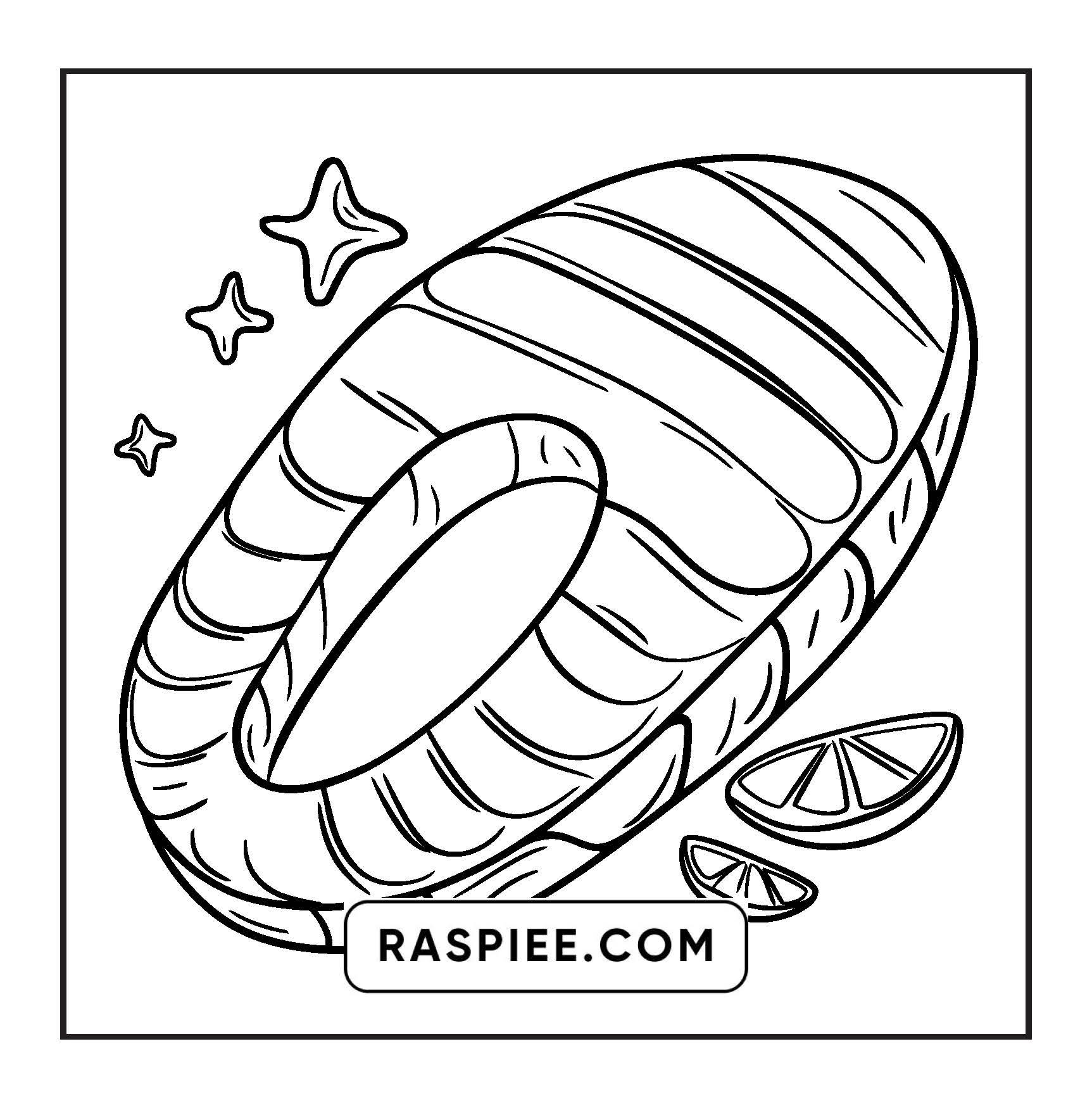 96 Food & Snacks Coloring Pages Bold & Easy Printable