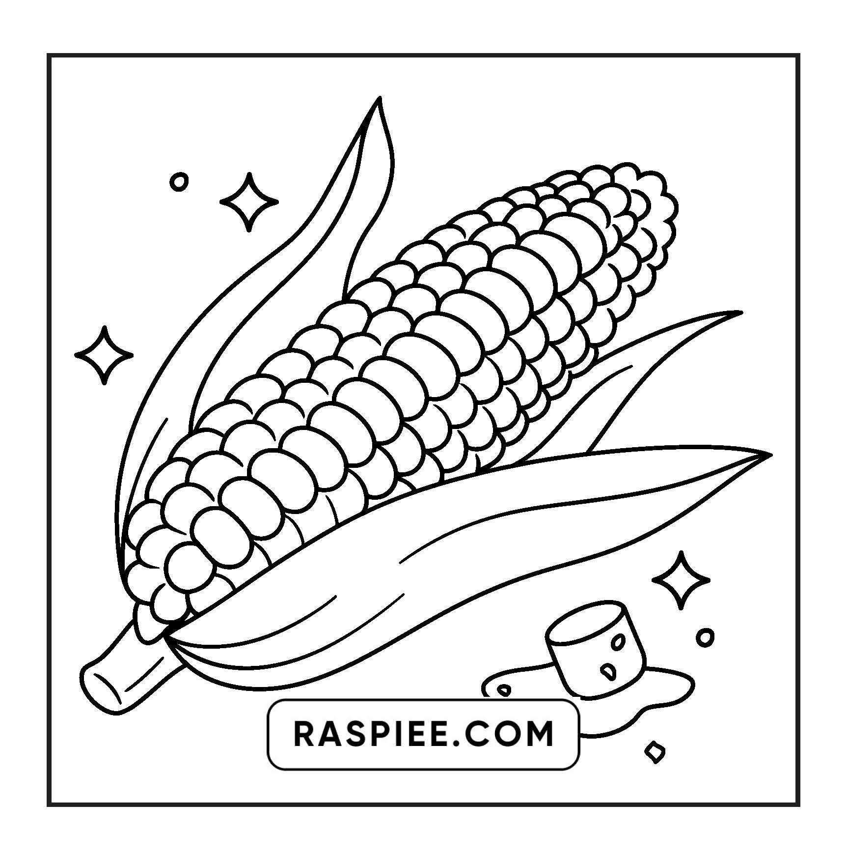 96 Food & Snacks Coloring Pages Bold & Easy Printable