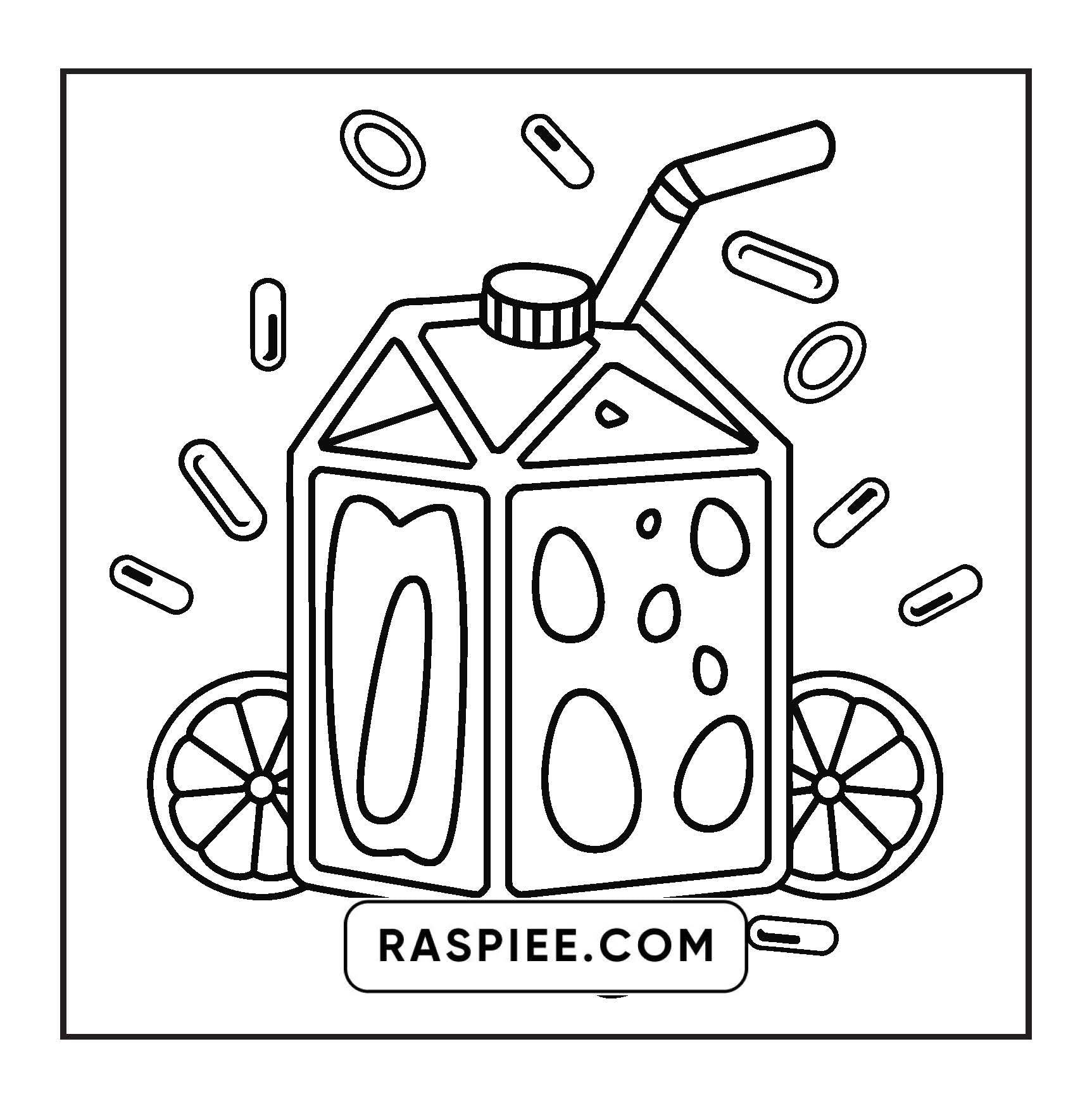 96 Food & Snacks Coloring Pages Bold & Easy Printable