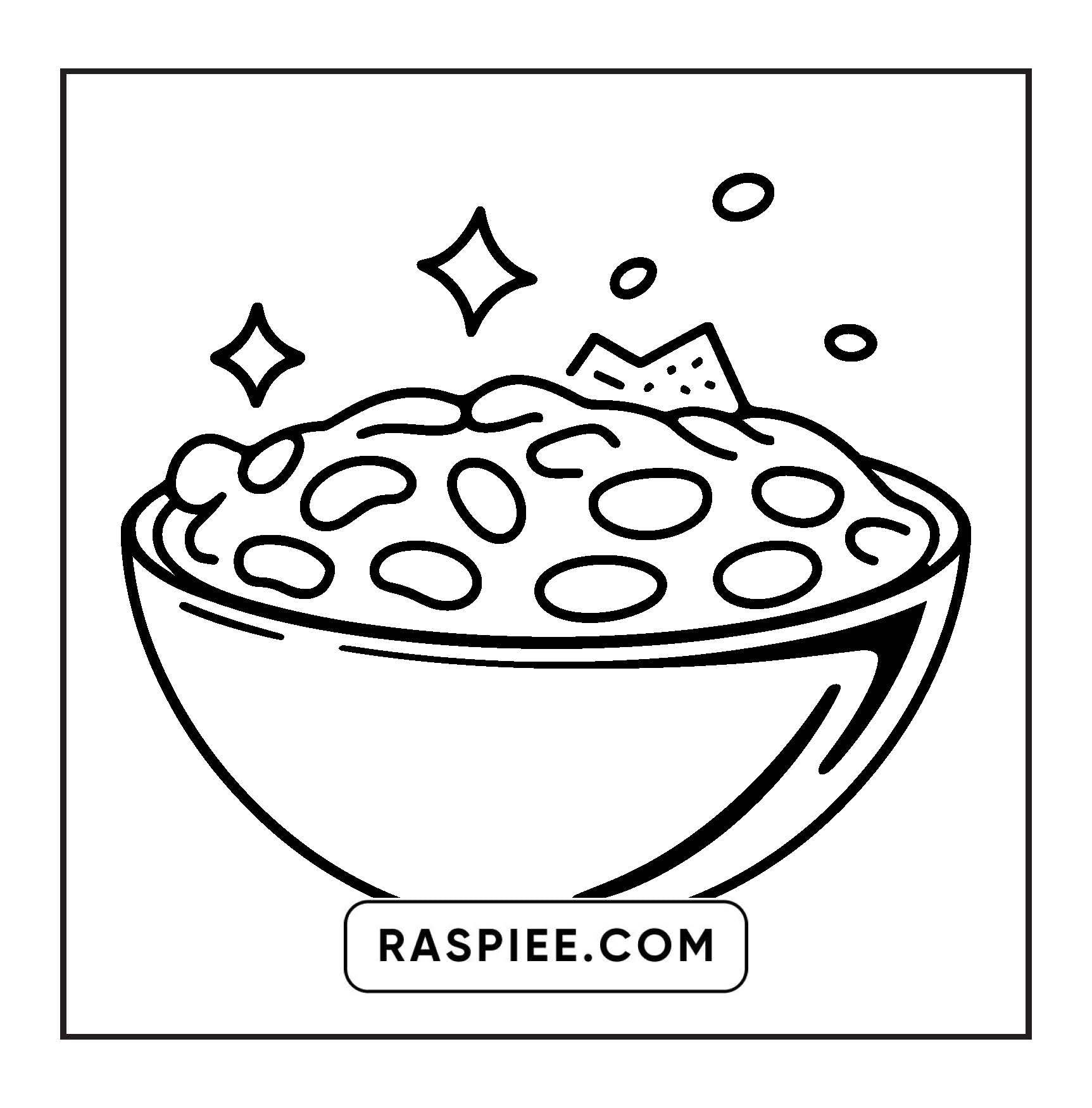 96 Food & Snacks Coloring Pages Bold & Easy Printable