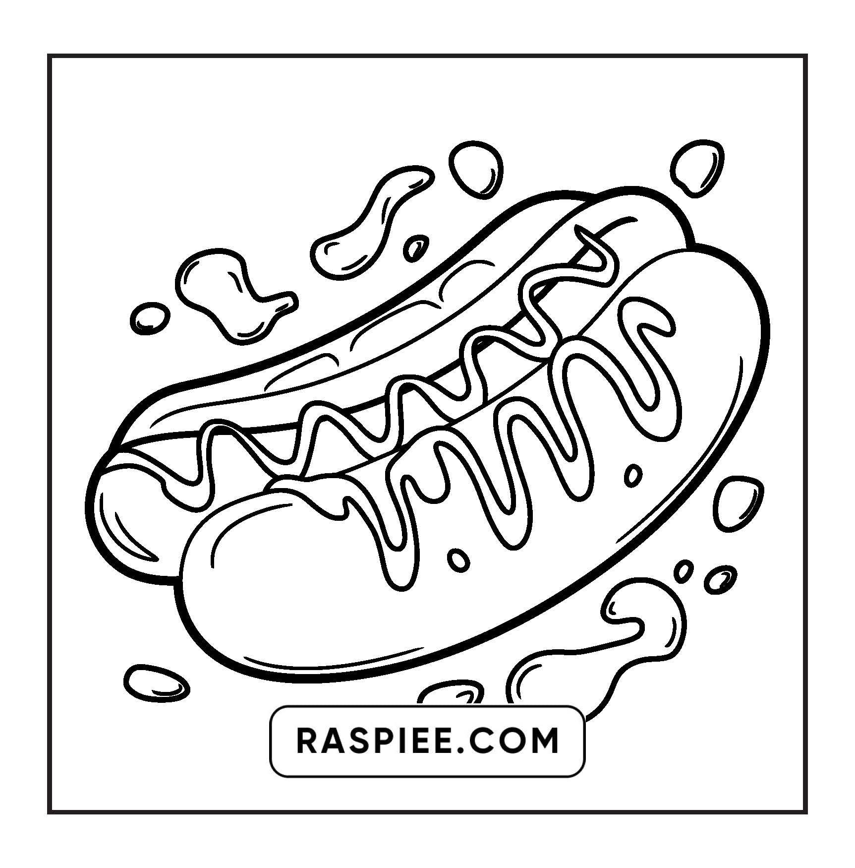 96 Food & Snacks Coloring Pages Bold & Easy Printable