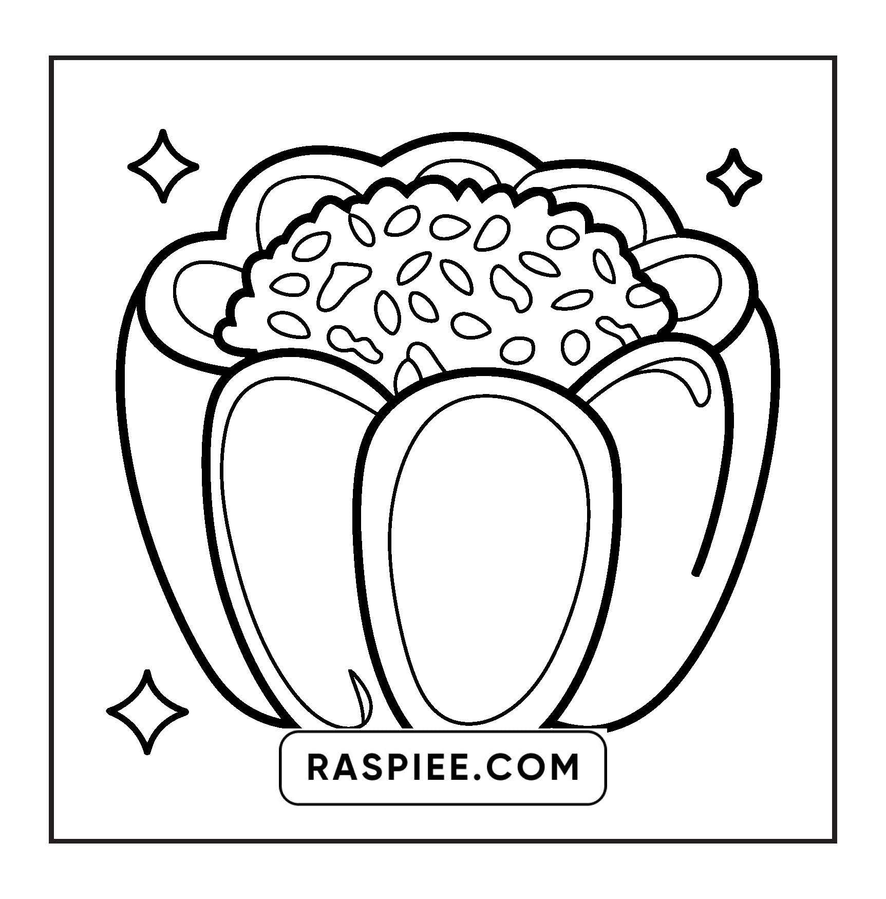 96 Food & Snacks Coloring Pages Bold & Easy Printable
