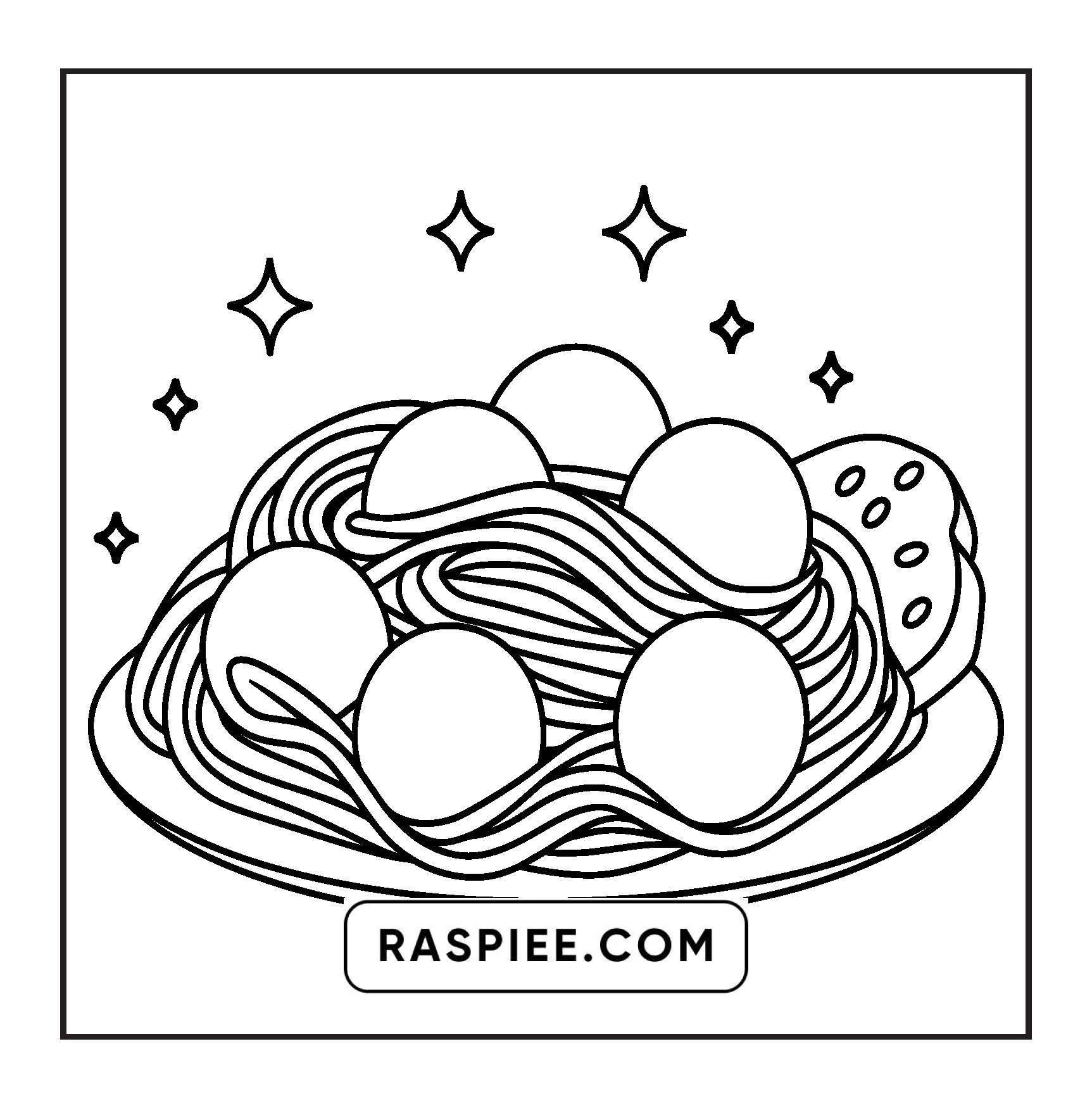 96 Food & Snacks Coloring Pages Bold & Easy Printable