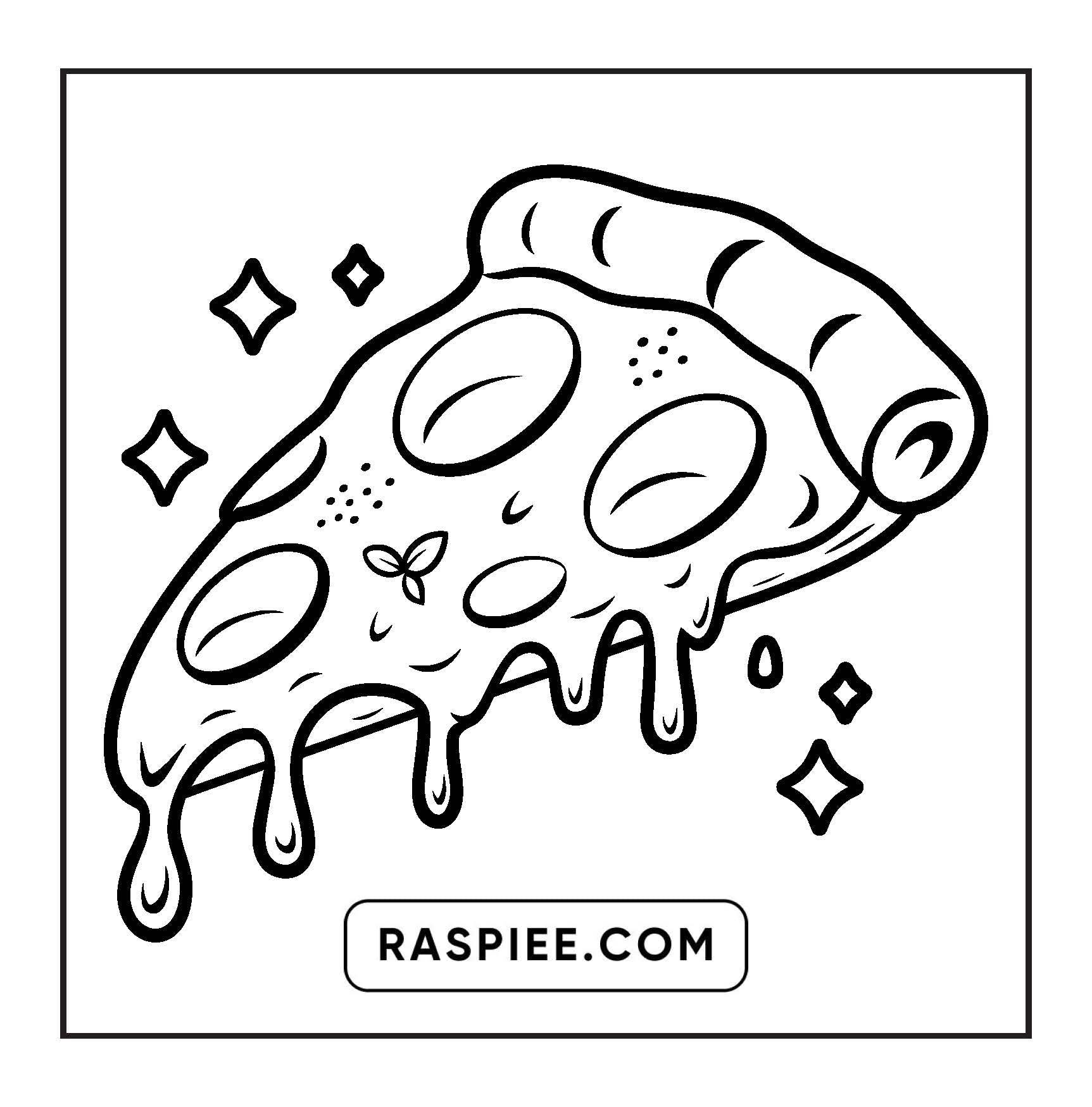 96 Food & Snacks Coloring Pages Bold & Easy Printable