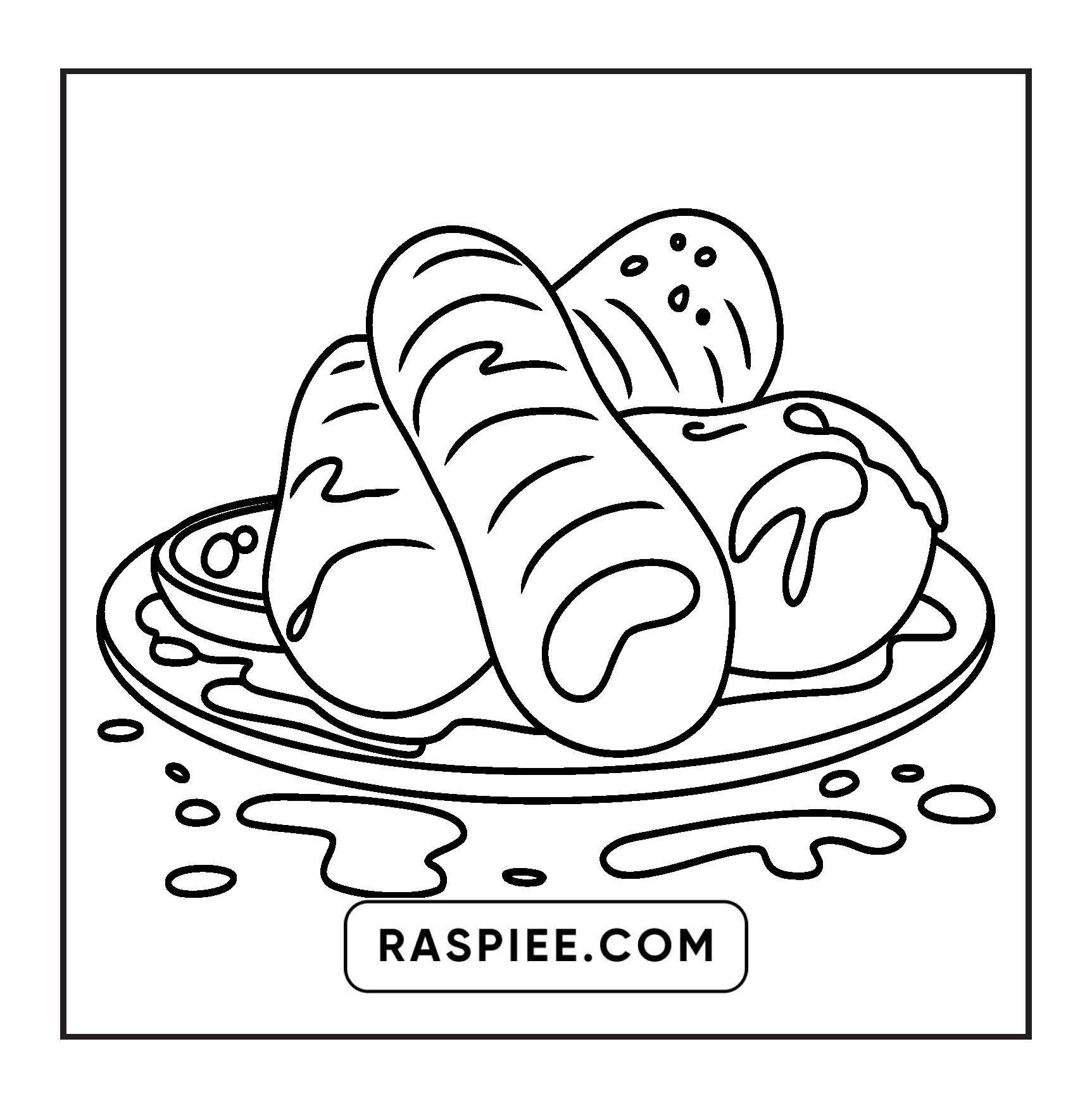 96 Food & Snacks Coloring Pages Bold & Easy Printable
