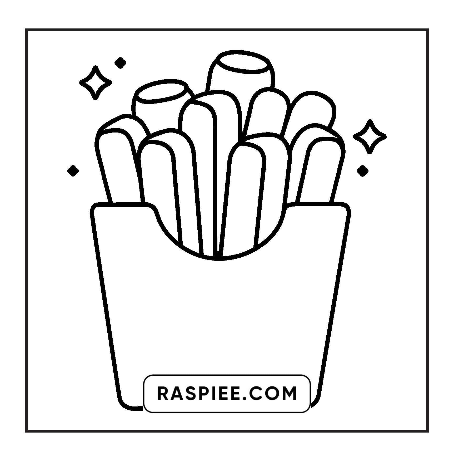96 Food & Snacks Coloring Pages Bold & Easy Printable